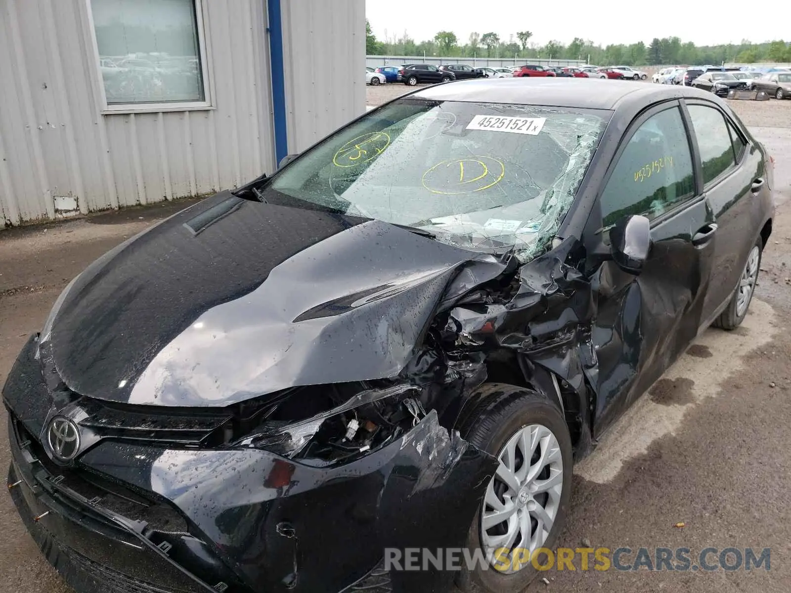 9 fotografías del automóvil dañado 2T1BURHEXKC233829 TOYOTA COROLLA 2019