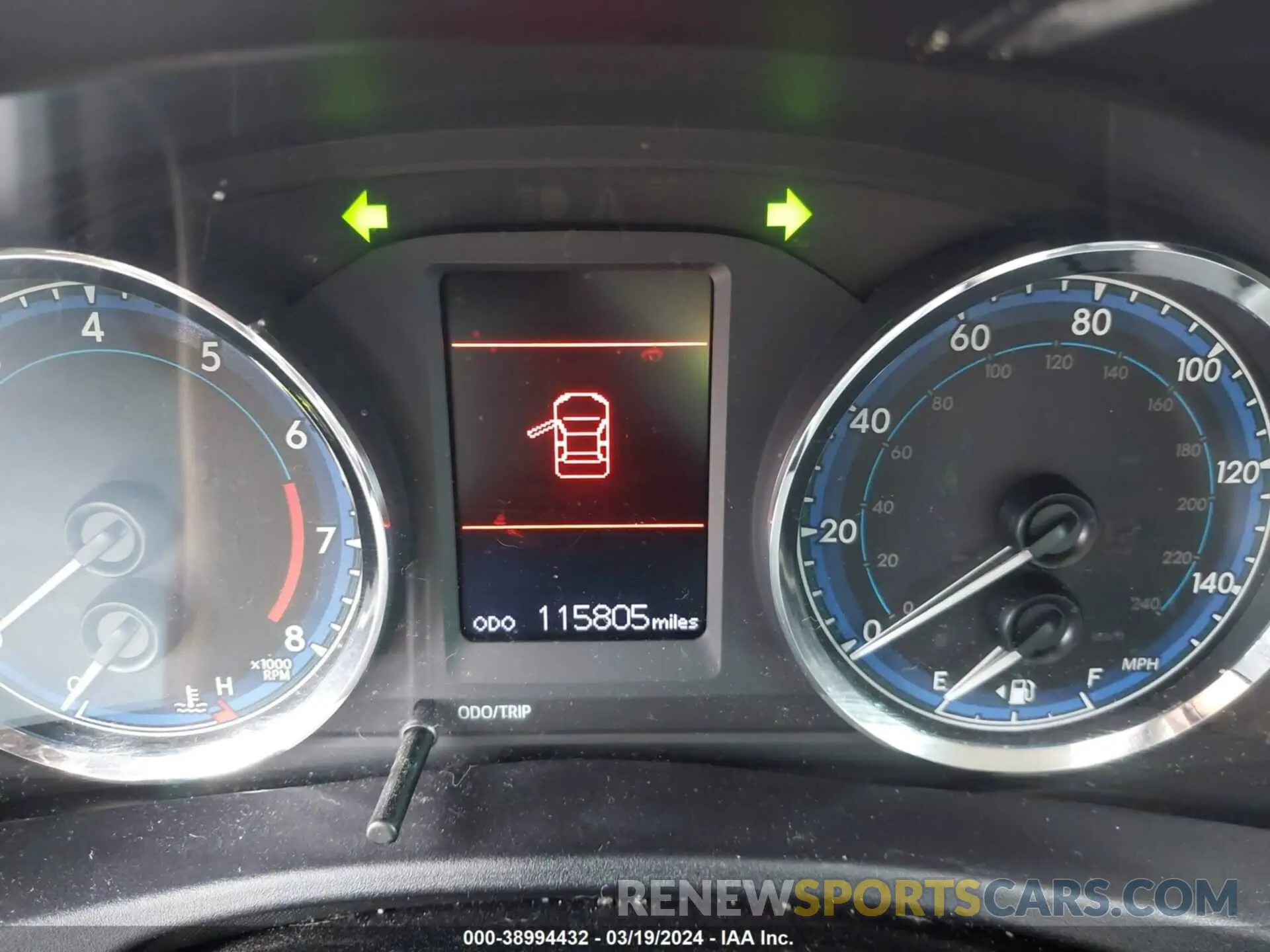 7 fotografías del automóvil dañado 2T1BURHEXKC238738 TOYOTA COROLLA 2019