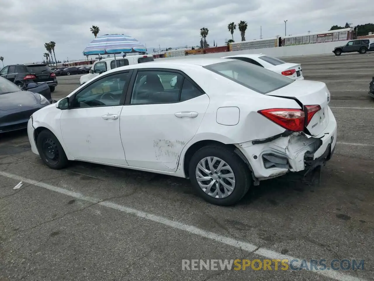2 fotografías del automóvil dañado 2T1BURHEXKC241283 TOYOTA COROLLA 2019