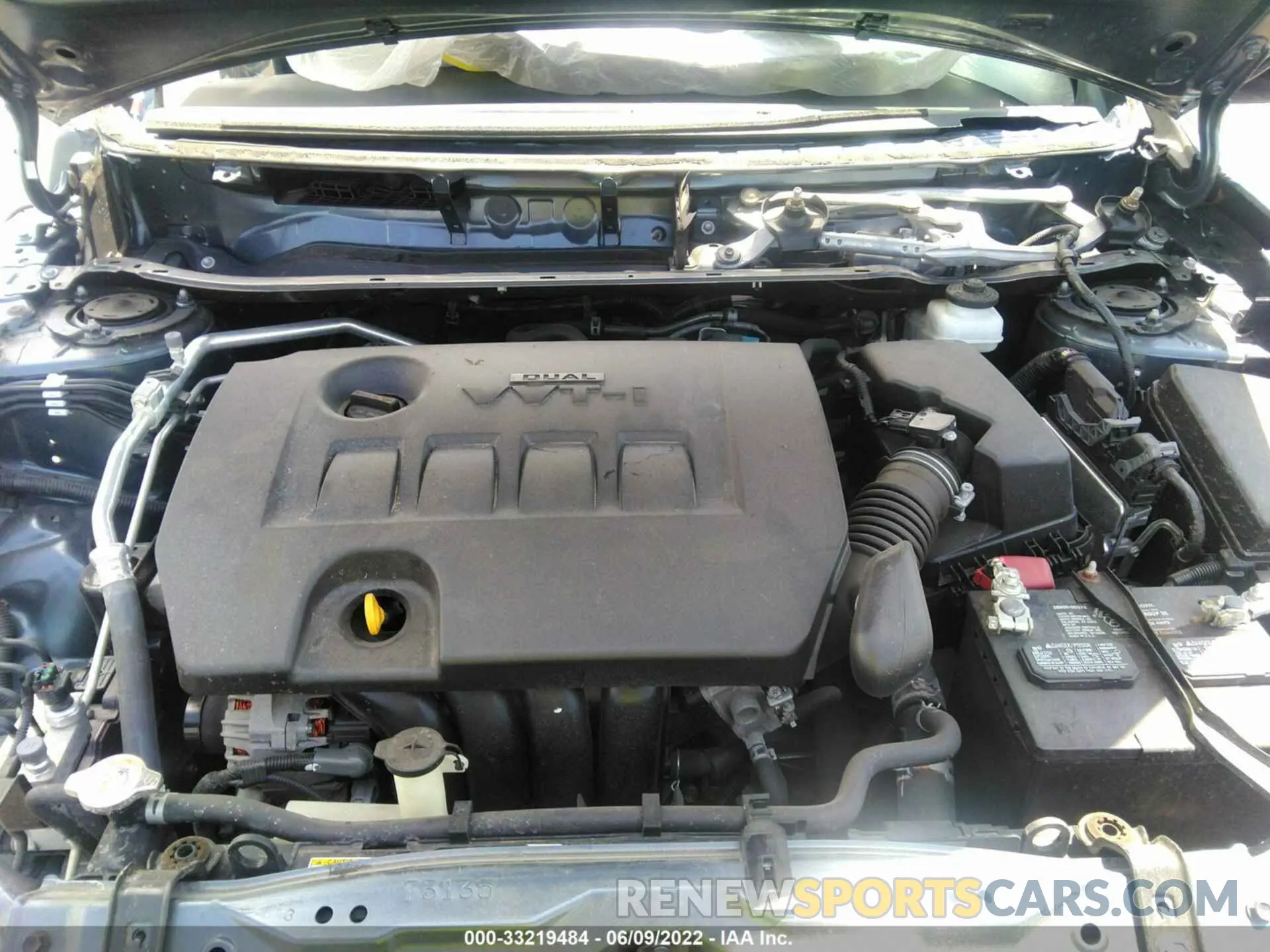 10 fotografías del automóvil dañado 2T1BURHEXKC244863 TOYOTA COROLLA 2019
