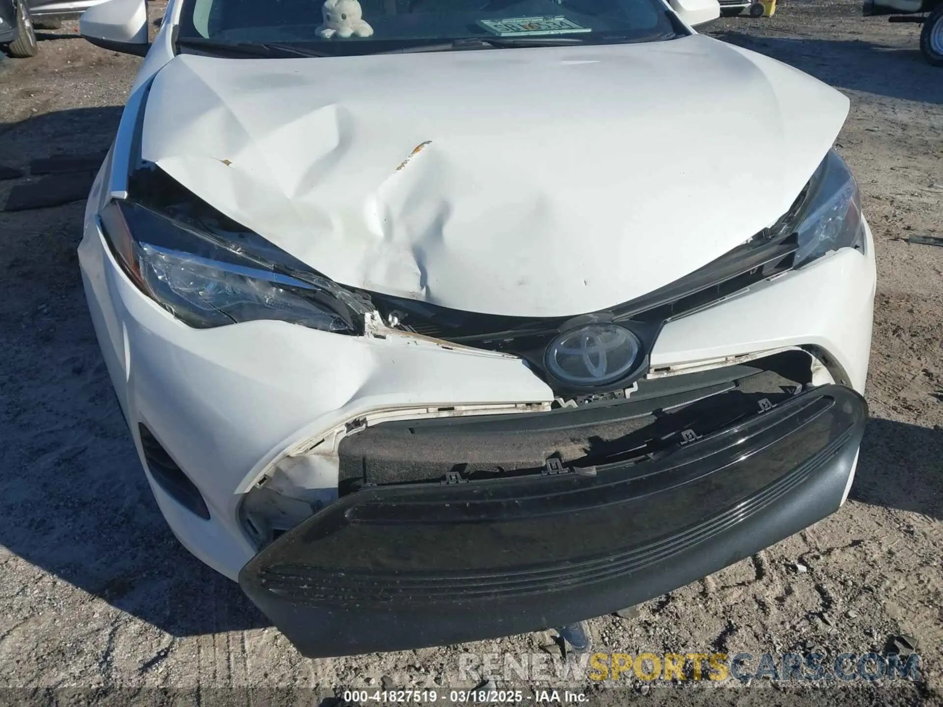 6 fotografías del automóvil dañado 5YFBPRHE9KP875711 TOYOTA COROLLA 2019
