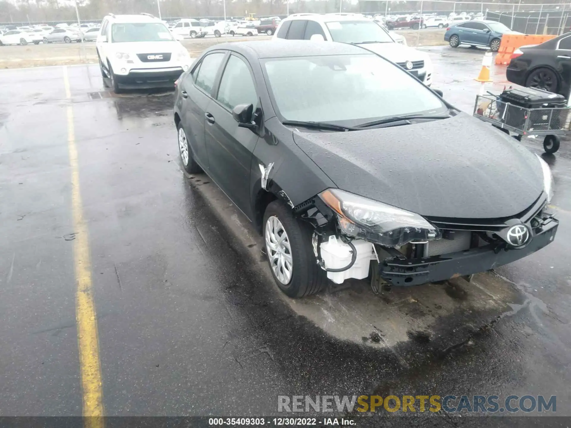 1 fotografías del automóvil dañado 5YFBURHE0KP859258 TOYOTA COROLLA 2019