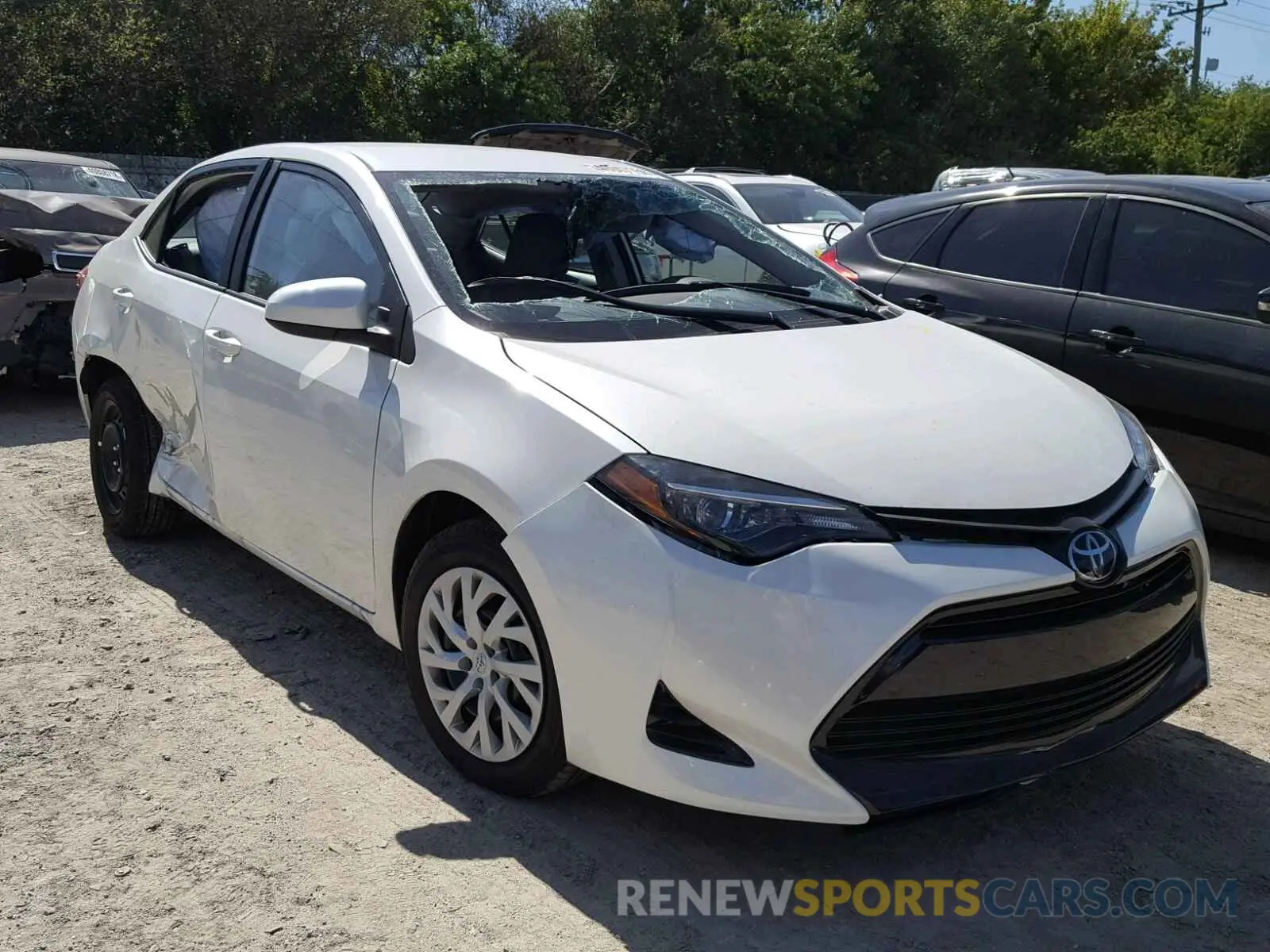 1 fotografías del automóvil dañado 5YFBURHE0KP860135 TOYOTA COROLLA 2019