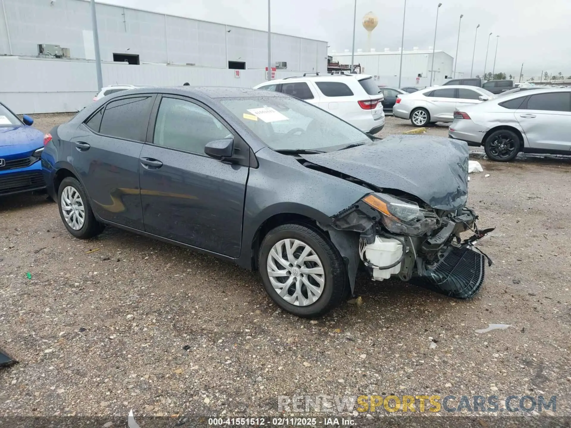 1 fotografías del automóvil dañado 5YFBURHE0KP861141 TOYOTA COROLLA 2019