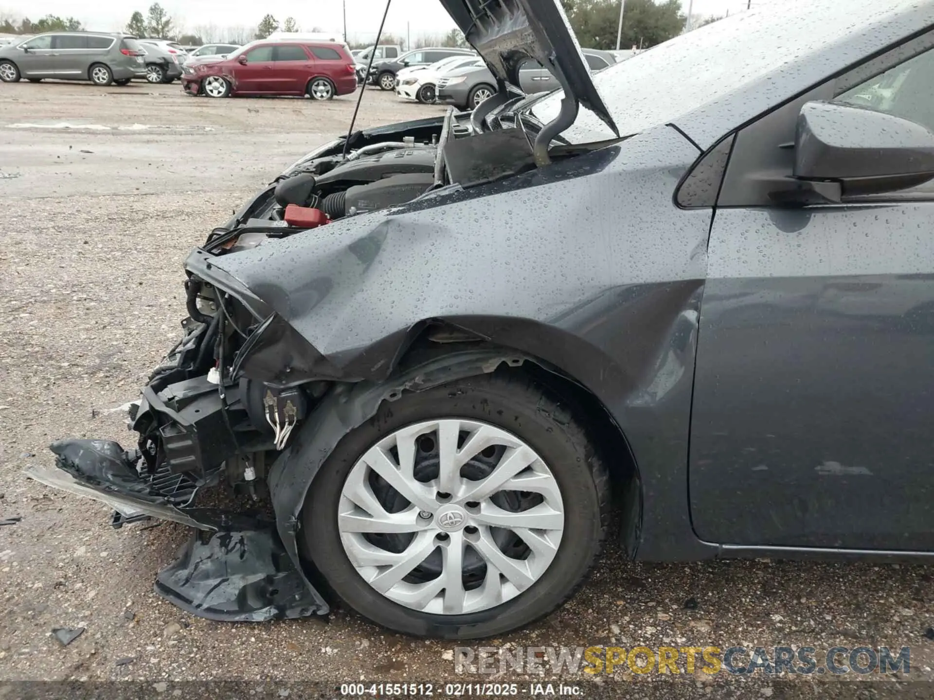 21 fotografías del automóvil dañado 5YFBURHE0KP861141 TOYOTA COROLLA 2019