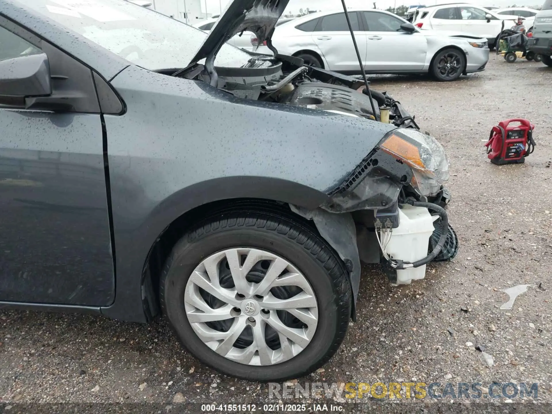 22 fotografías del automóvil dañado 5YFBURHE0KP861141 TOYOTA COROLLA 2019