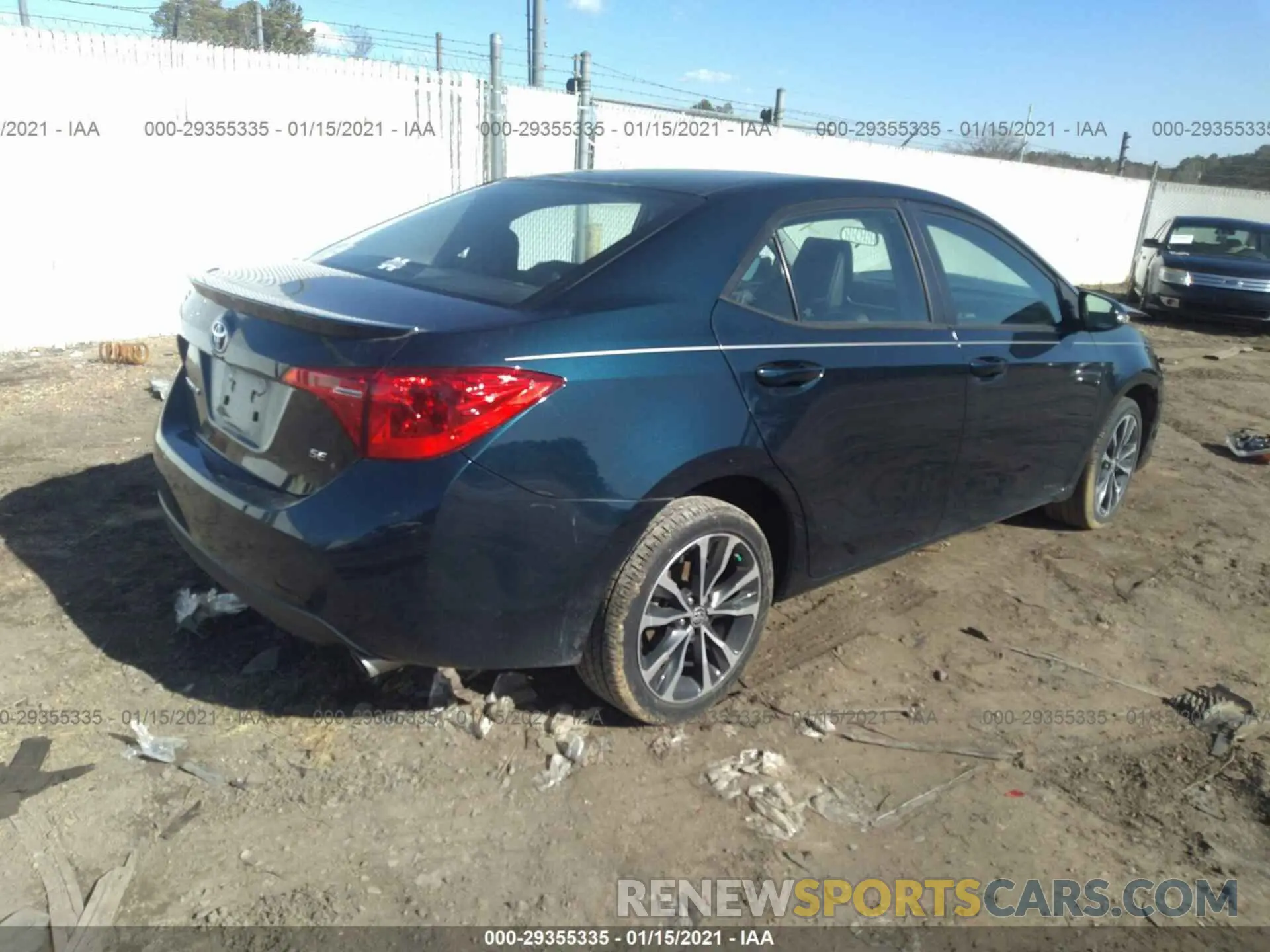 4 fotografías del automóvil dañado 5YFBURHE0KP861169 TOYOTA COROLLA 2019