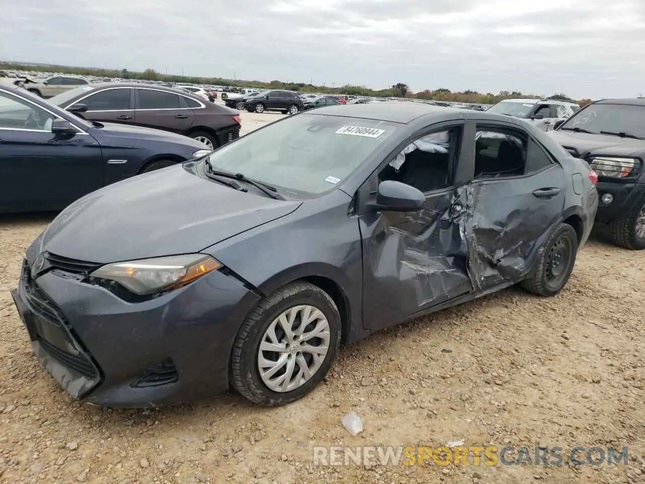 1 fotografías del automóvil dañado 5YFBURHE0KP863987 TOYOTA COROLLA 2019