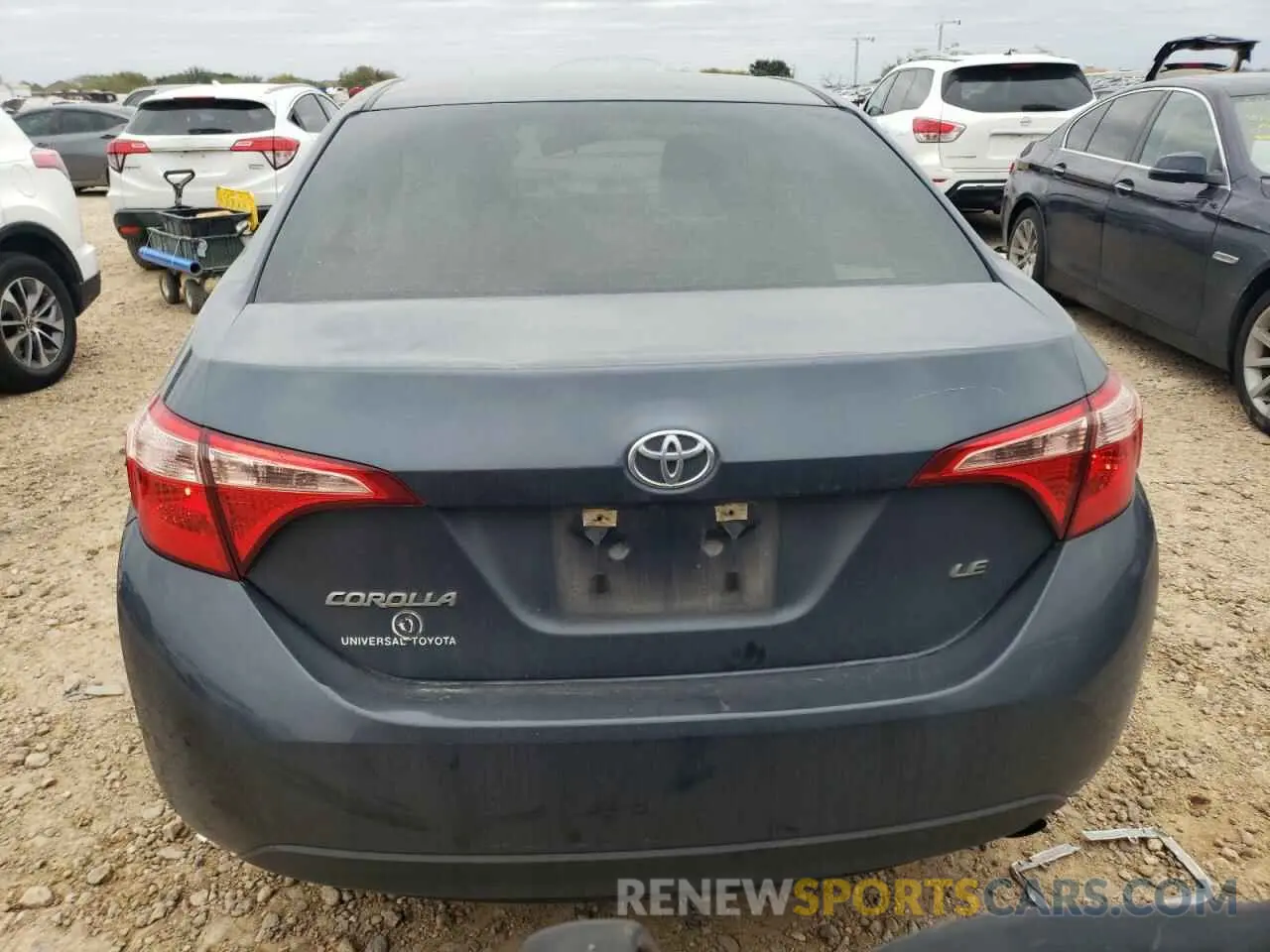 6 fotografías del automóvil dañado 5YFBURHE0KP863987 TOYOTA COROLLA 2019