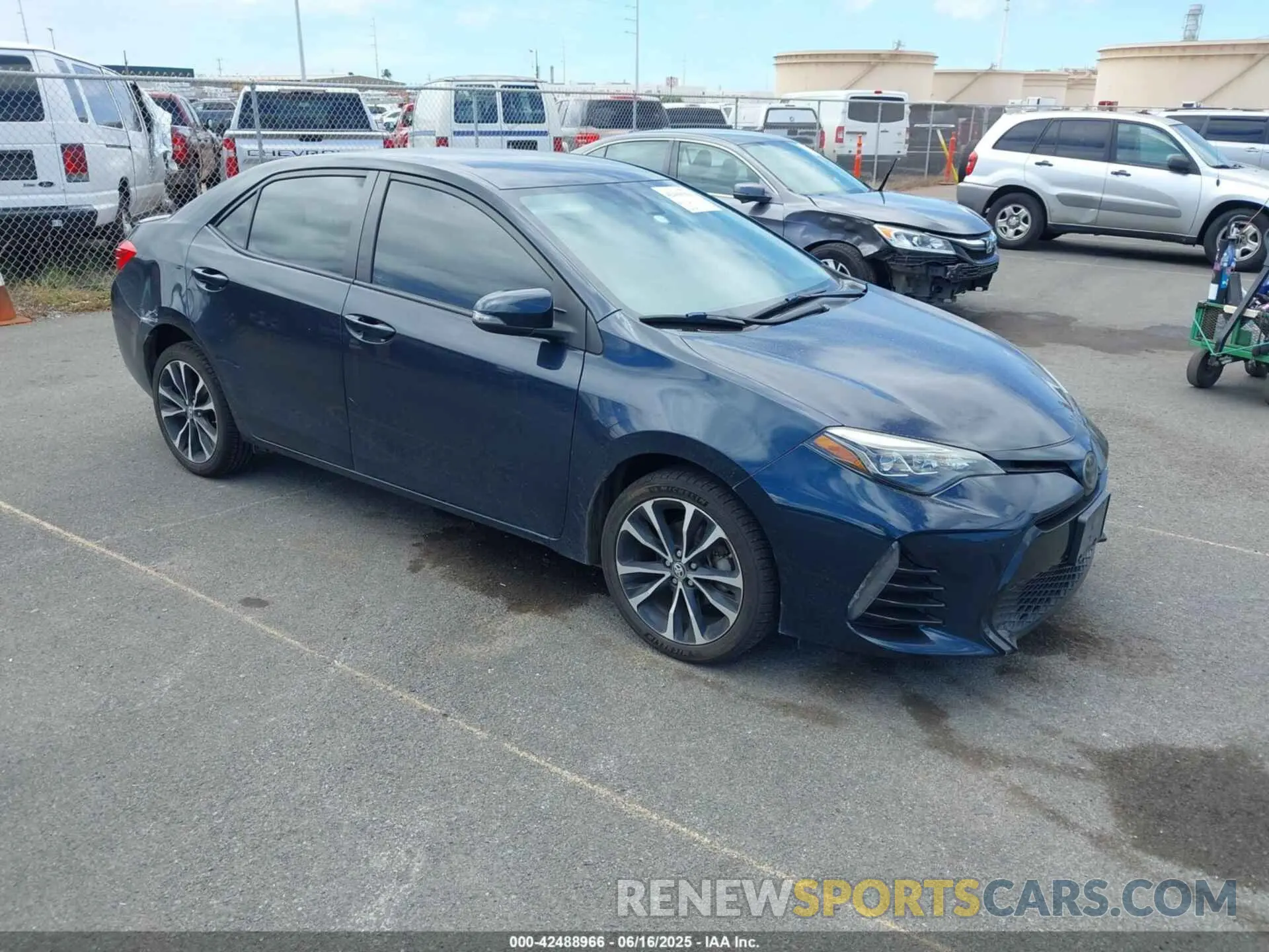 1 fotografías del automóvil dañado 5YFBURHE0KP869532 TOYOTA COROLLA 2019