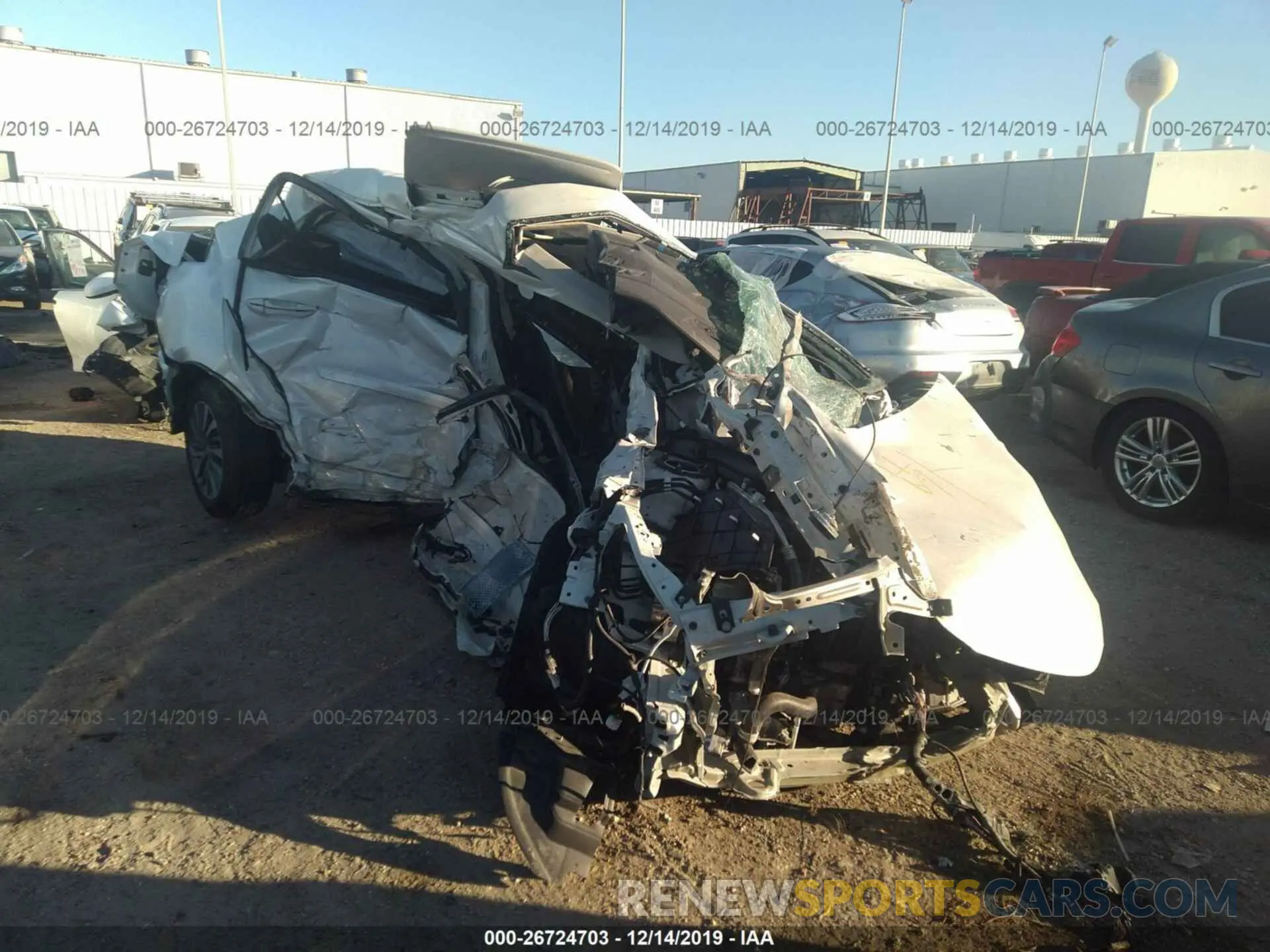 1 fotografías del automóvil dañado 5YFBURHE0KP871006 TOYOTA COROLLA 2019