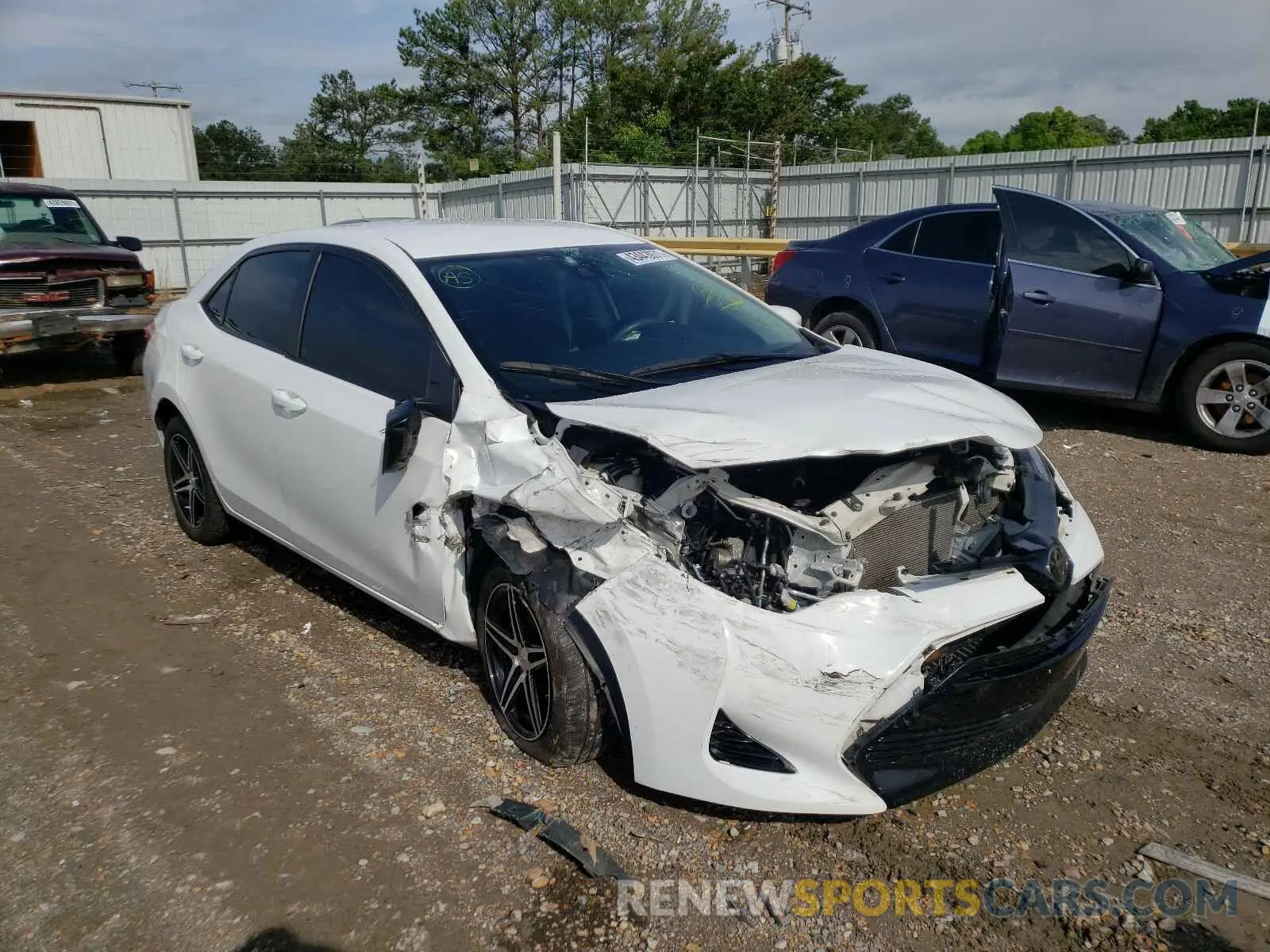 1 fotografías del automóvil dañado 5YFBURHE0KP873712 TOYOTA COROLLA 2019
