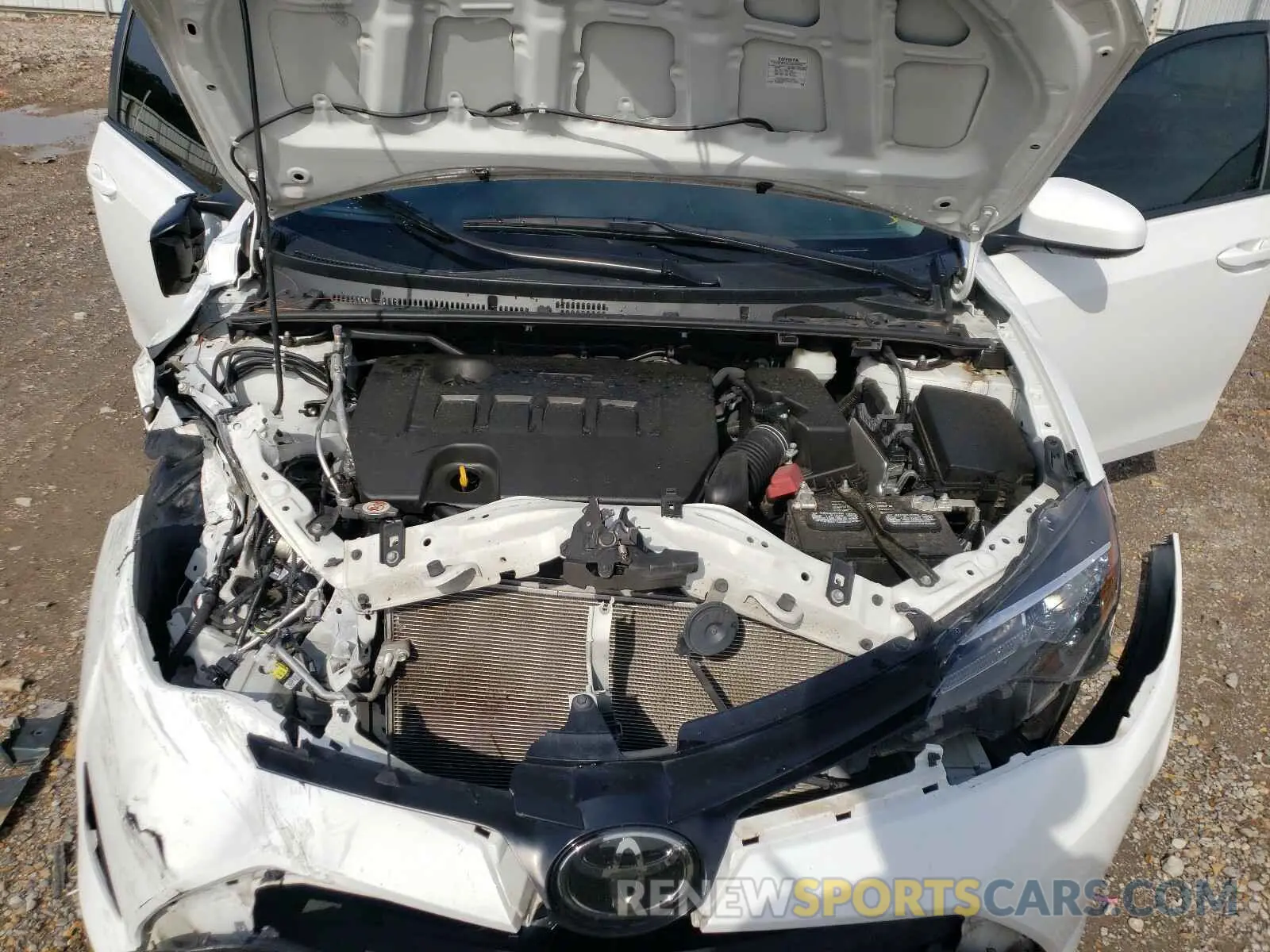 7 fotografías del automóvil dañado 5YFBURHE0KP873712 TOYOTA COROLLA 2019