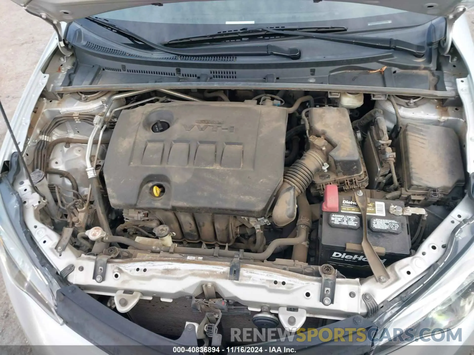 10 fotografías del automóvil dañado 5YFBURHE0KP876545 TOYOTA COROLLA 2019