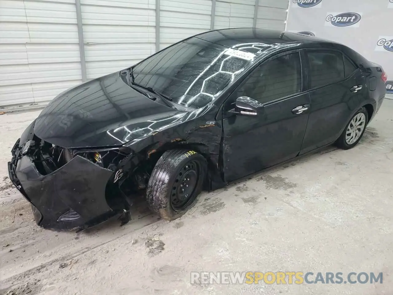 1 fotografías del automóvil dañado 5YFBURHE0KP882488 TOYOTA COROLLA 2019
