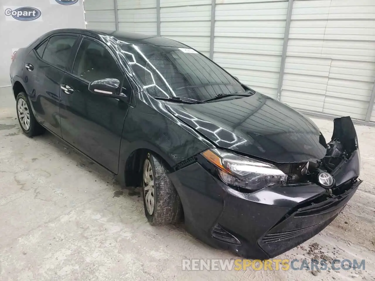 4 fotografías del automóvil dañado 5YFBURHE0KP882488 TOYOTA COROLLA 2019