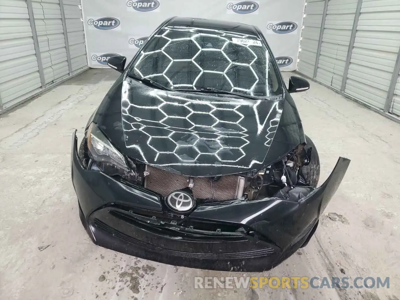 5 fotografías del automóvil dañado 5YFBURHE0KP882488 TOYOTA COROLLA 2019
