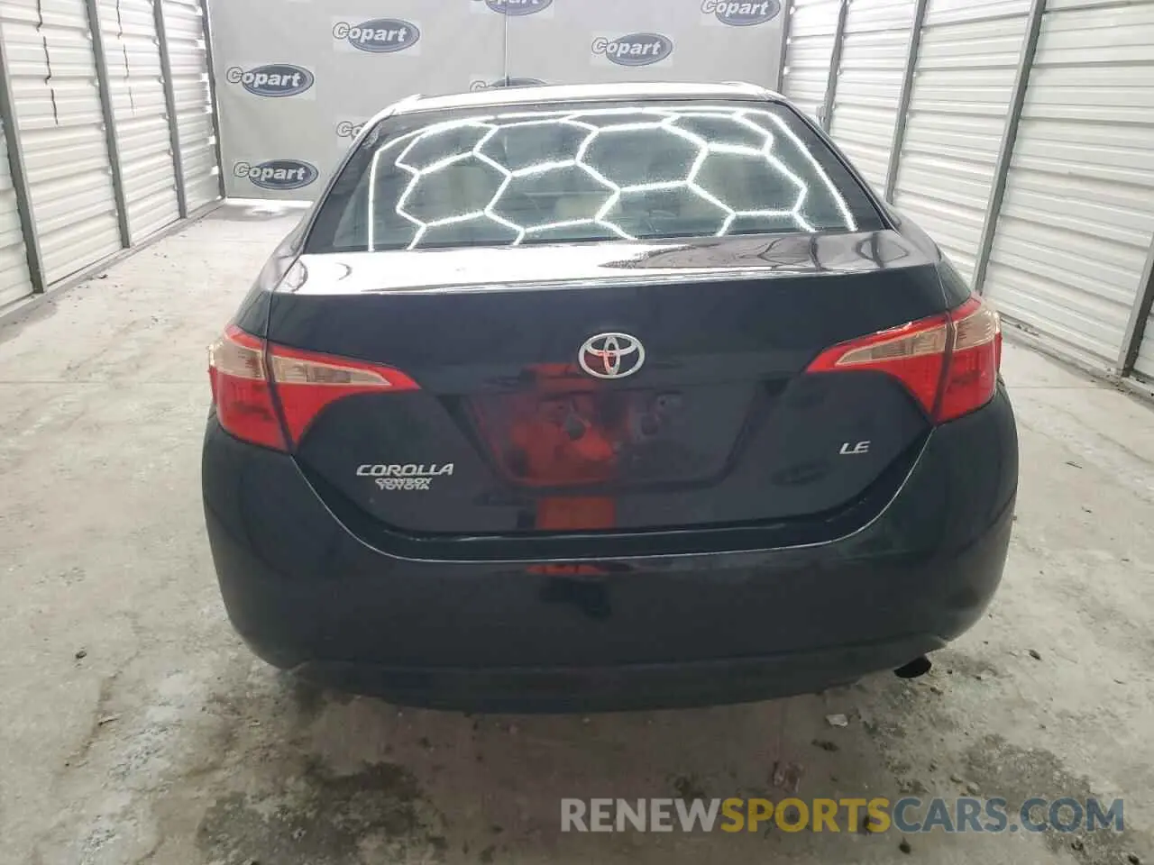 6 fotografías del automóvil dañado 5YFBURHE0KP882488 TOYOTA COROLLA 2019