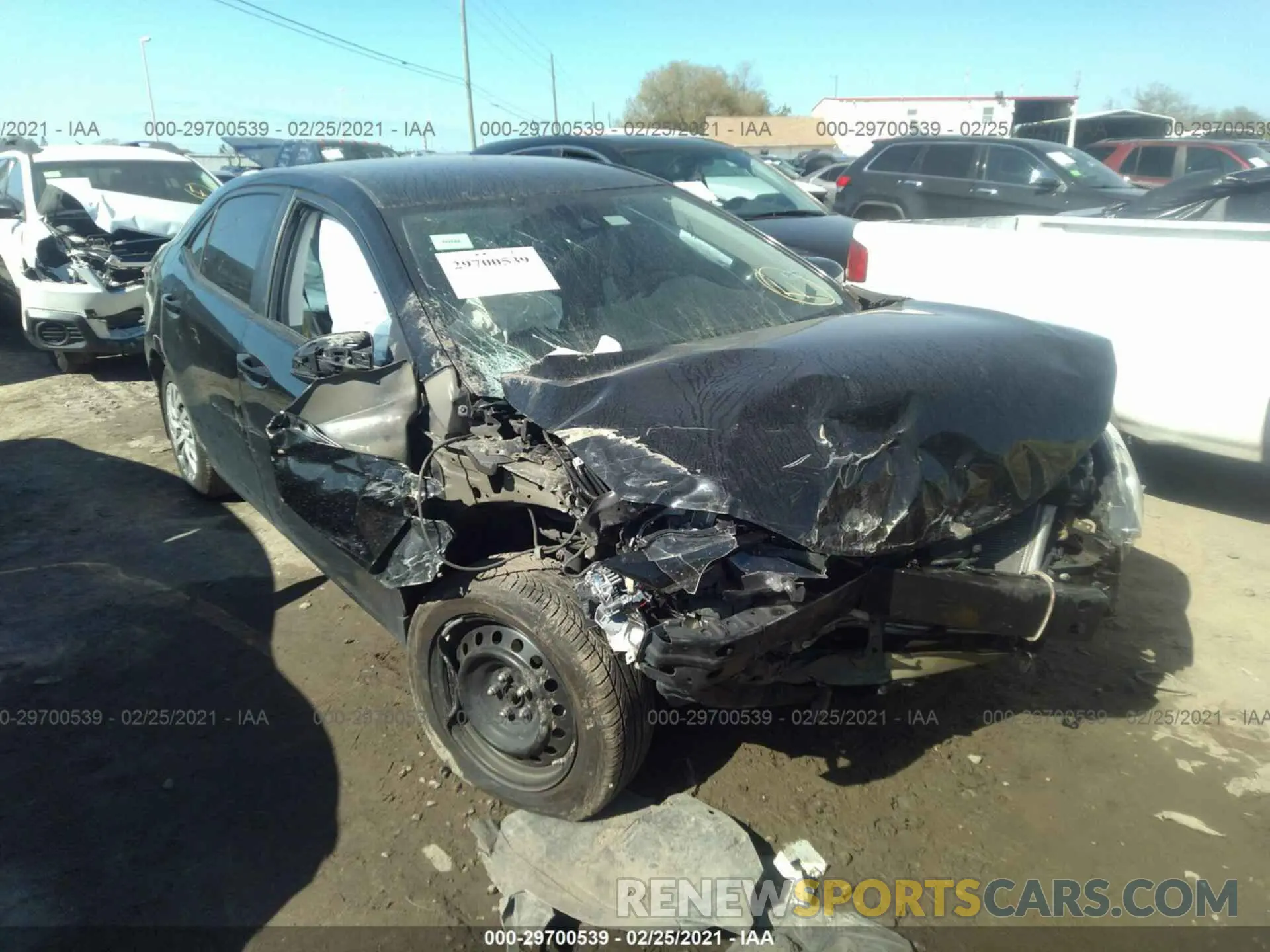 1 fotografías del automóvil dañado 5YFBURHE0KP882507 TOYOTA COROLLA 2019