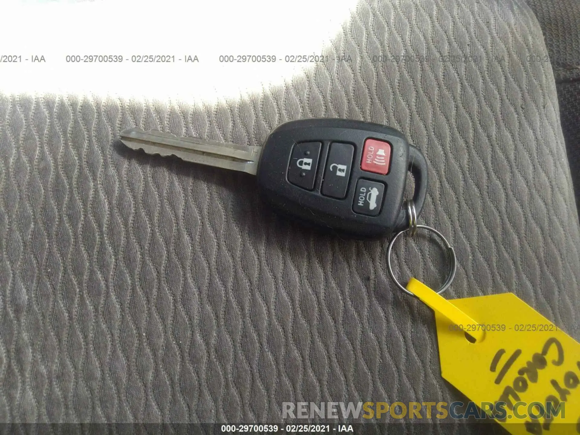 11 fotografías del automóvil dañado 5YFBURHE0KP882507 TOYOTA COROLLA 2019