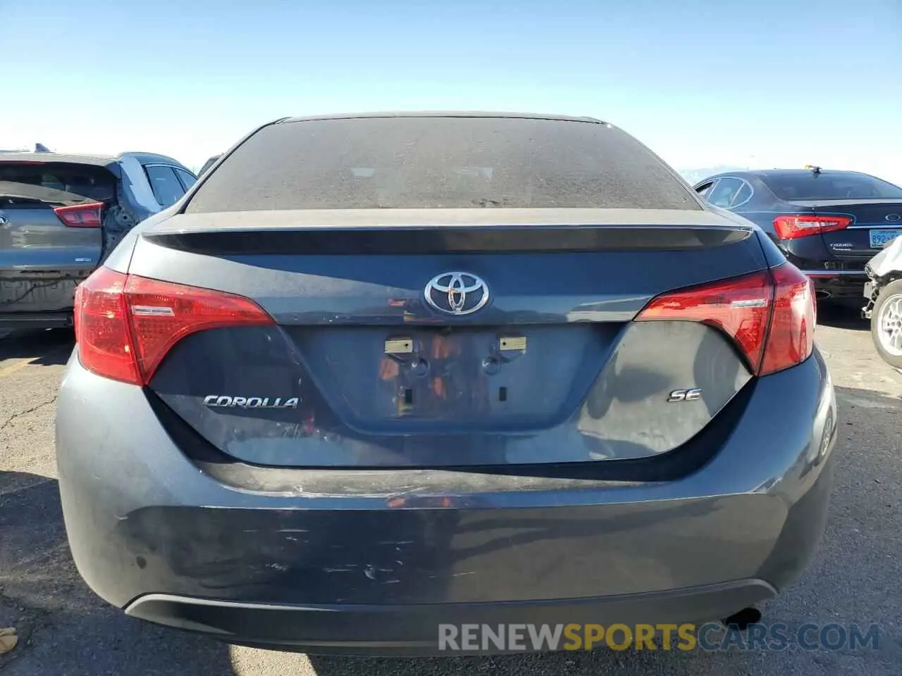 6 fotografías del automóvil dañado 5YFBURHE0KP885875 TOYOTA COROLLA 2019