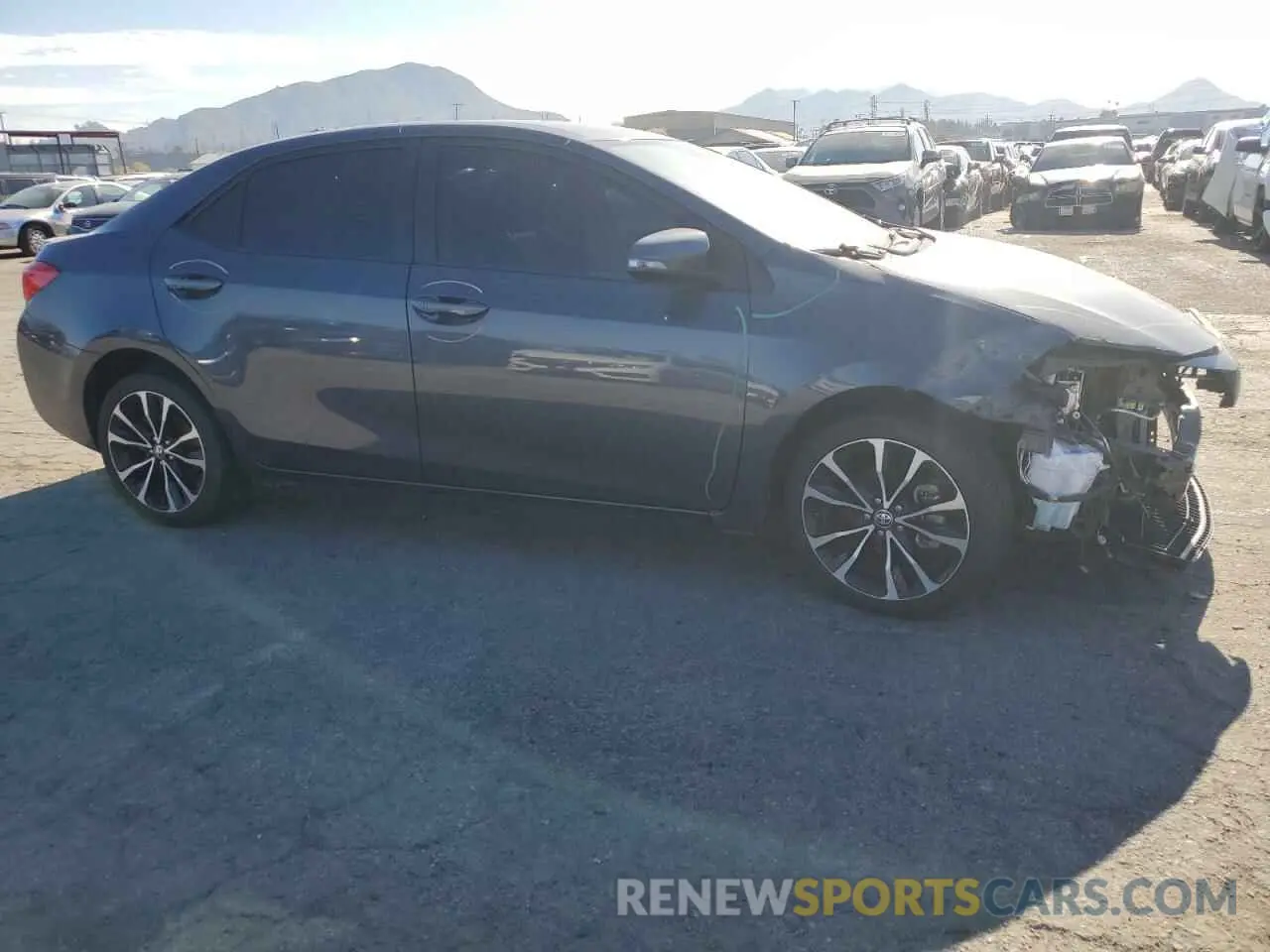 4 fotografías del automóvil dañado 5YFBURHE0KP886167 TOYOTA COROLLA 2019