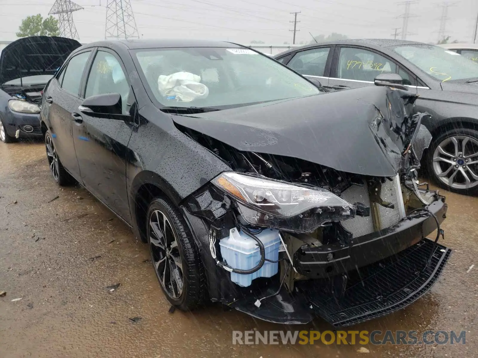 1 fotografías del automóvil dañado 5YFBURHE0KP890509 TOYOTA COROLLA 2019