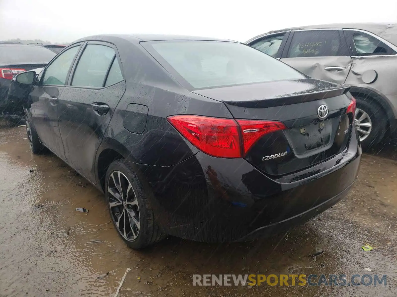 3 fotografías del automóvil dañado 5YFBURHE0KP890509 TOYOTA COROLLA 2019