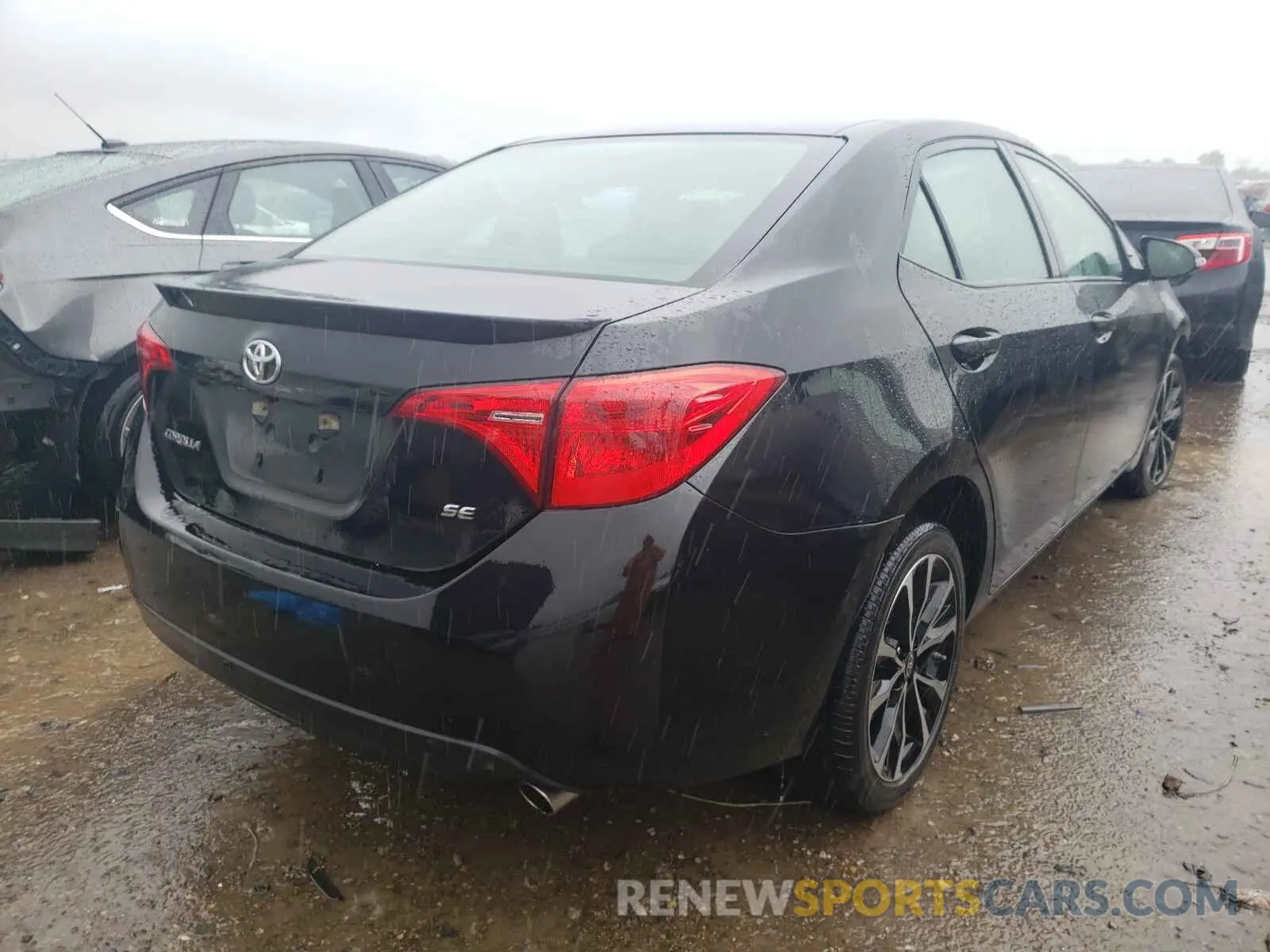 4 fotografías del automóvil dañado 5YFBURHE0KP890509 TOYOTA COROLLA 2019