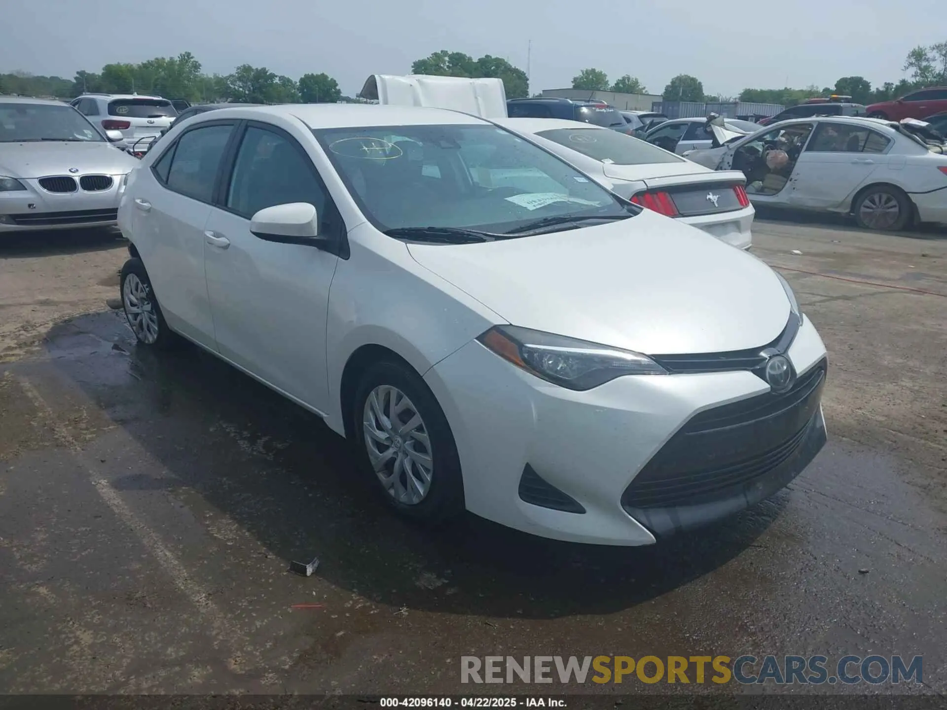1 fotografías del automóvil dañado 5YFBURHE0KP895824 TOYOTA COROLLA 2019