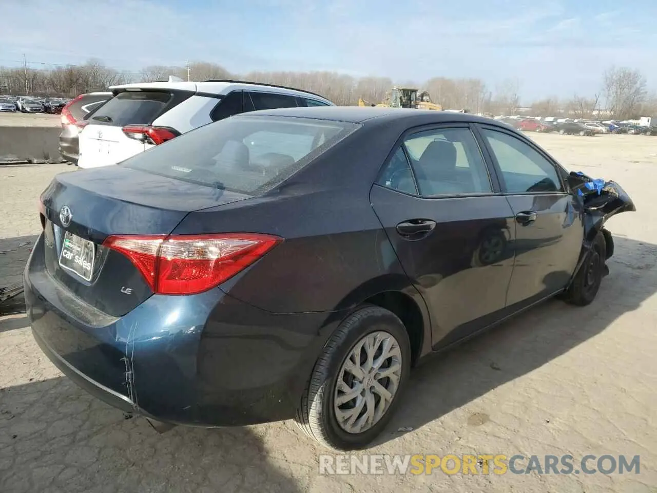 3 fotografías del automóvil dañado 5YFBURHE0KP898240 TOYOTA COROLLA 2019
