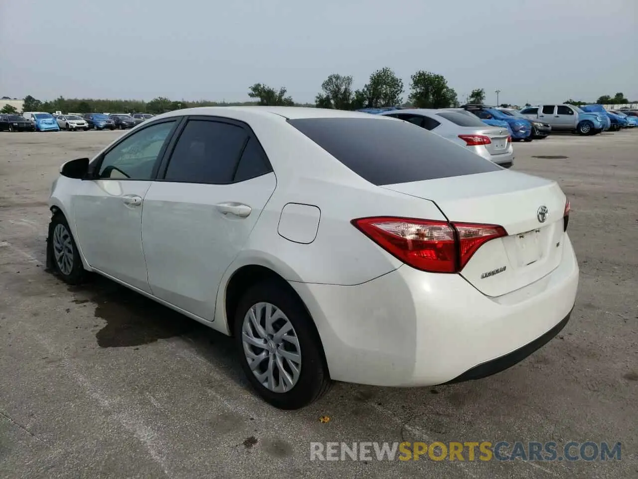 3 fotografías del automóvil dañado 5YFBURHE0KP900505 TOYOTA COROLLA 2019
