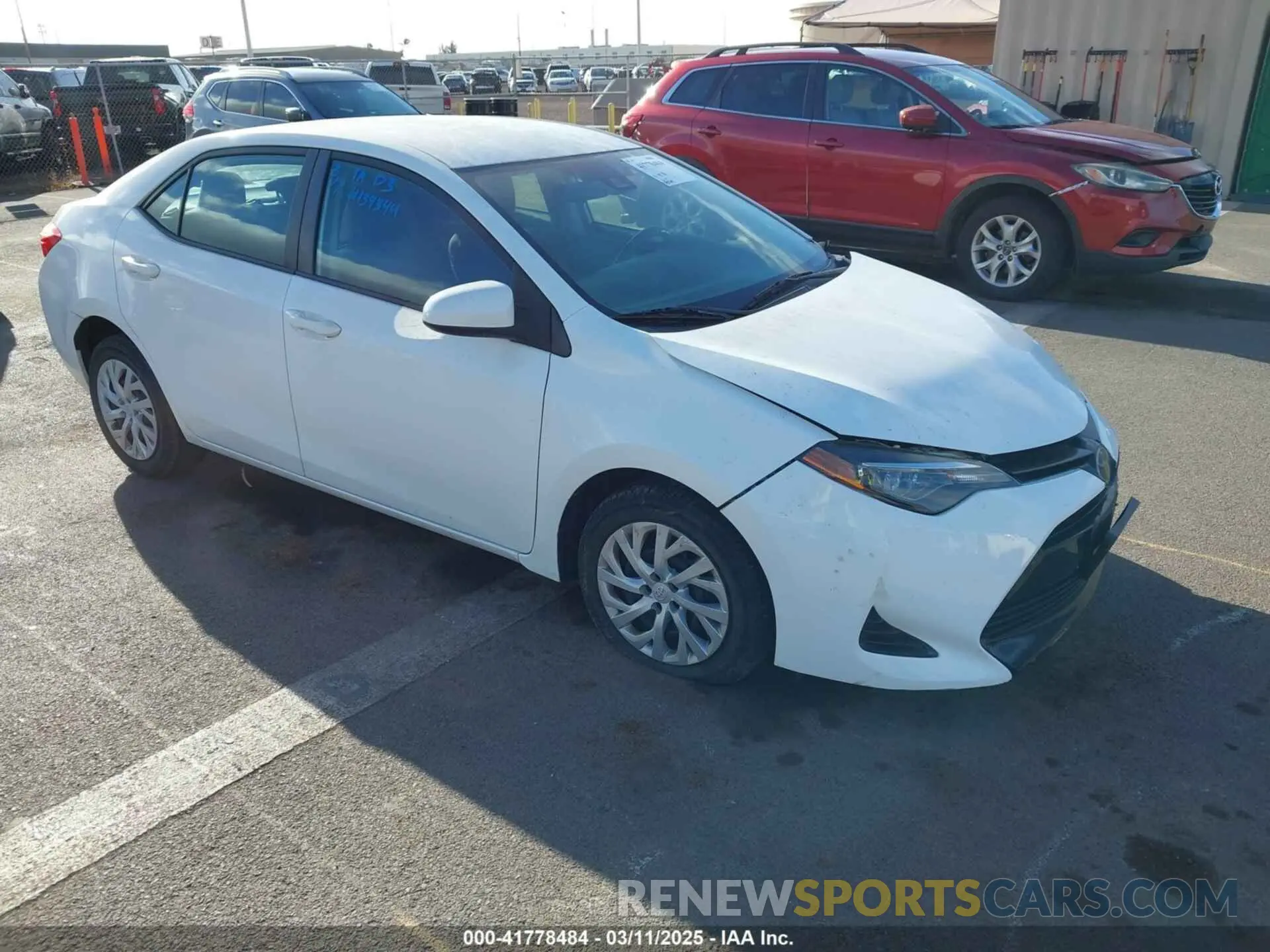 1 fotografías del automóvil dañado 5YFBURHE0KP902271 TOYOTA COROLLA 2019
