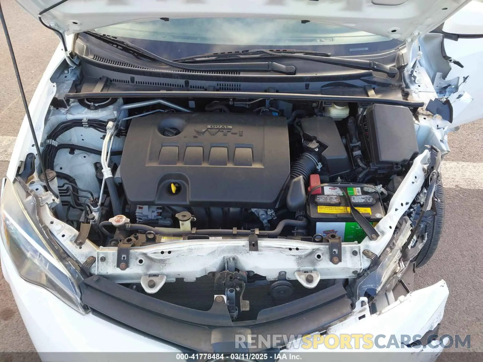10 fotografías del automóvil dañado 5YFBURHE0KP902271 TOYOTA COROLLA 2019