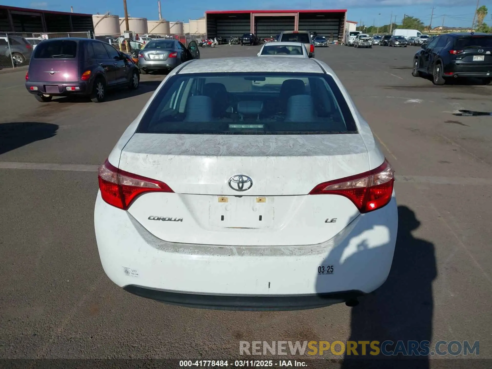 17 fotografías del automóvil dañado 5YFBURHE0KP902271 TOYOTA COROLLA 2019