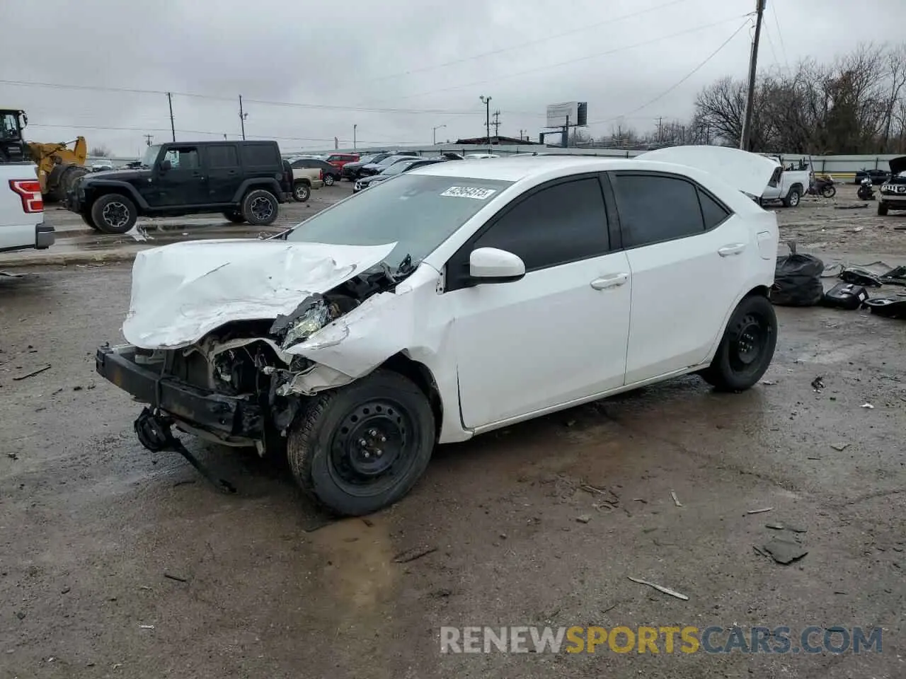 1 fotografías del automóvil dañado 5YFBURHE0KP904196 TOYOTA COROLLA 2019