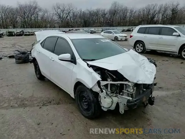 10 fotografías del automóvil dañado 5YFBURHE0KP904196 TOYOTA COROLLA 2019