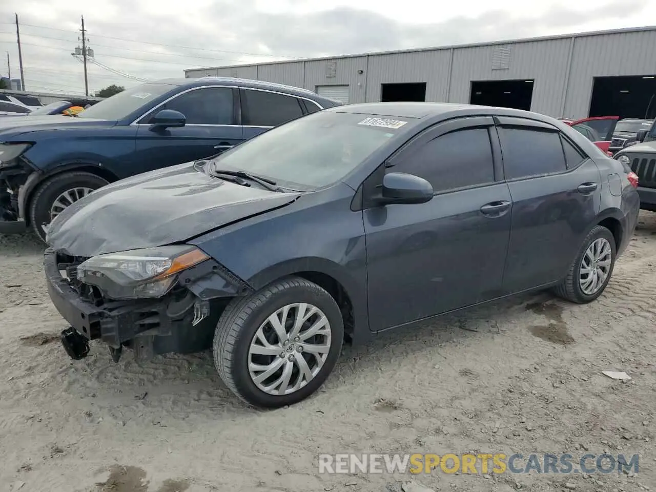 1 fotografías del automóvil dañado 5YFBURHE0KP907924 TOYOTA COROLLA 2019