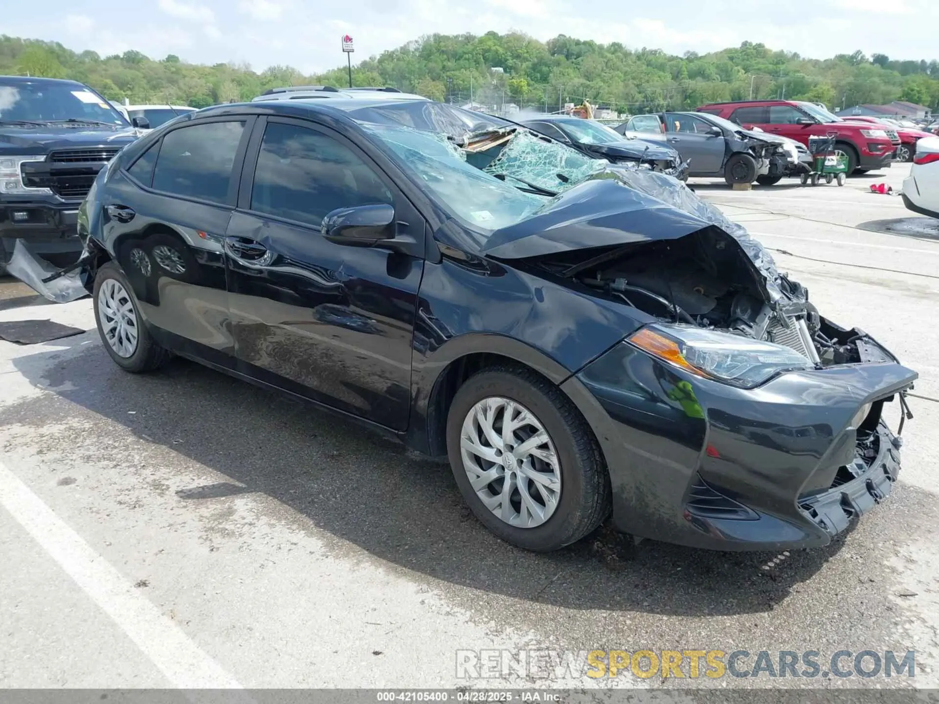 1 fotografías del automóvil dañado 5YFBURHE0KP914825 TOYOTA COROLLA 2019