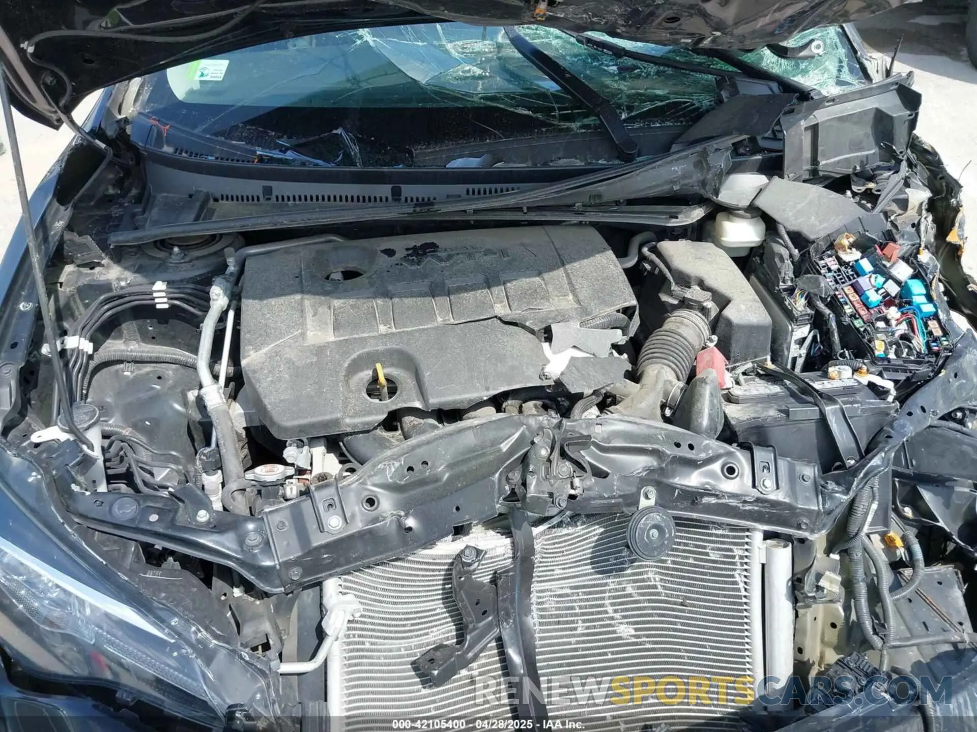 10 fotografías del automóvil dañado 5YFBURHE0KP914825 TOYOTA COROLLA 2019