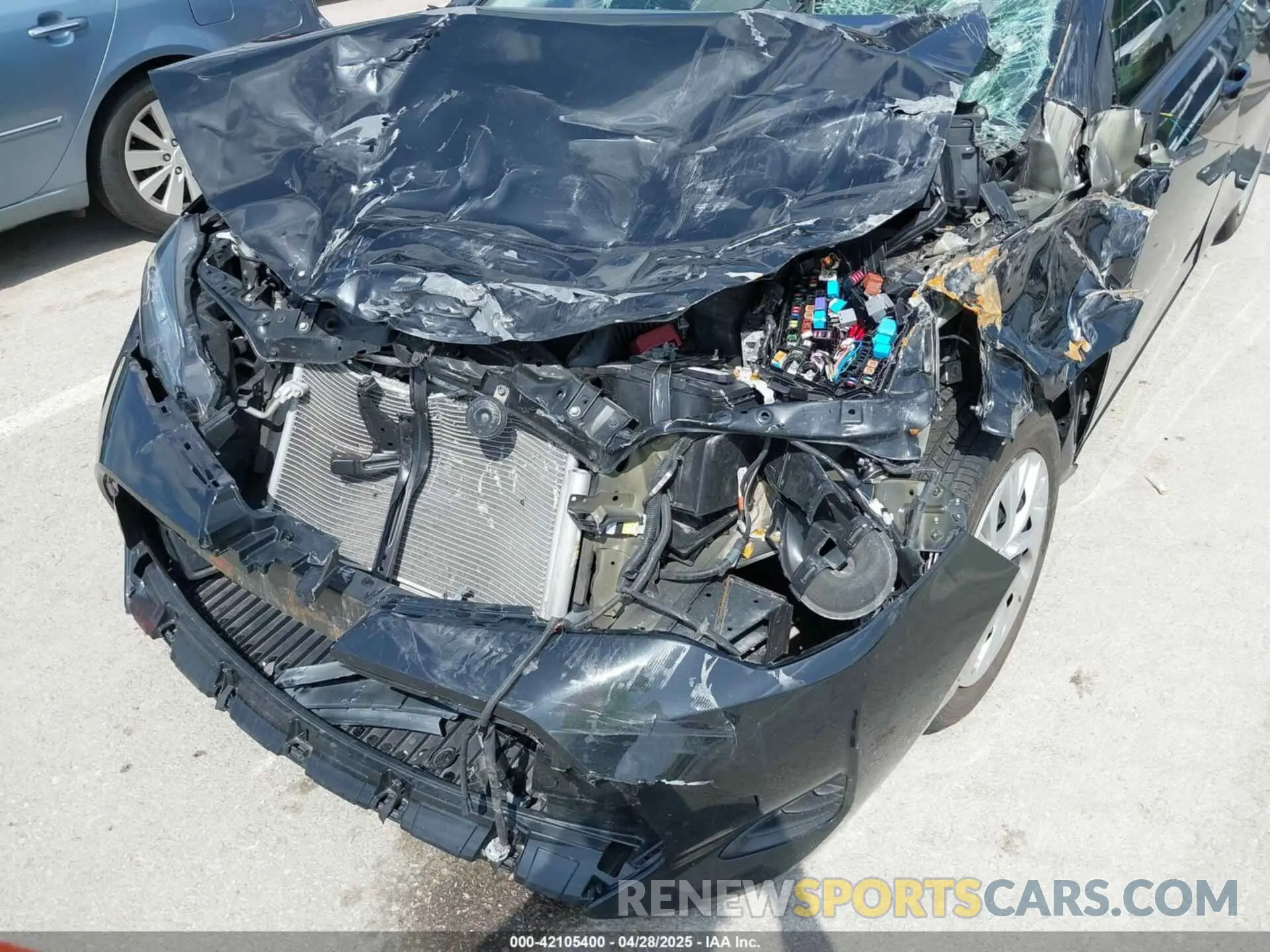 6 fotografías del automóvil dañado 5YFBURHE0KP914825 TOYOTA COROLLA 2019