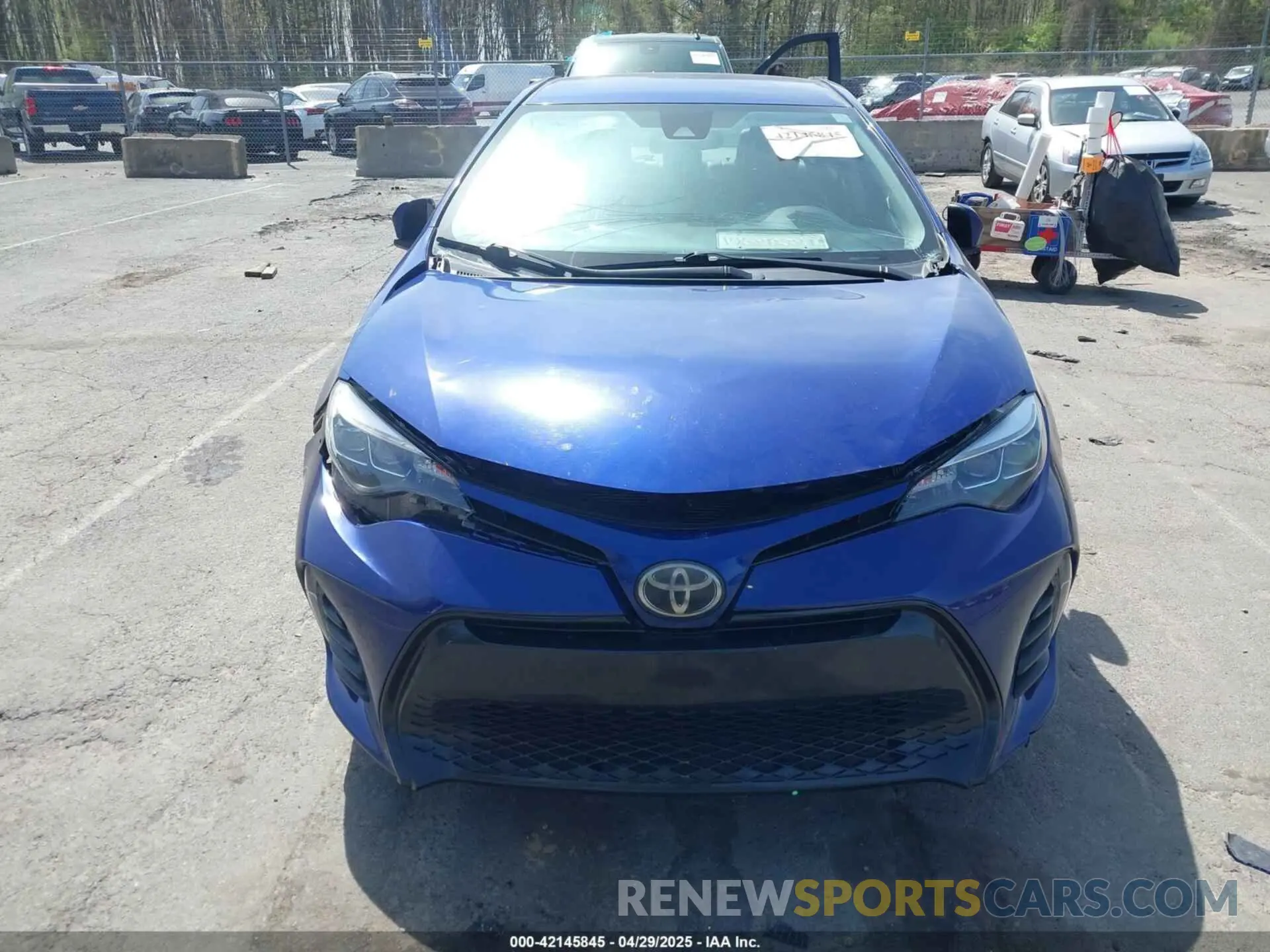 12 fotografías del automóvil dañado 5YFBURHE0KP916168 TOYOTA COROLLA 2019