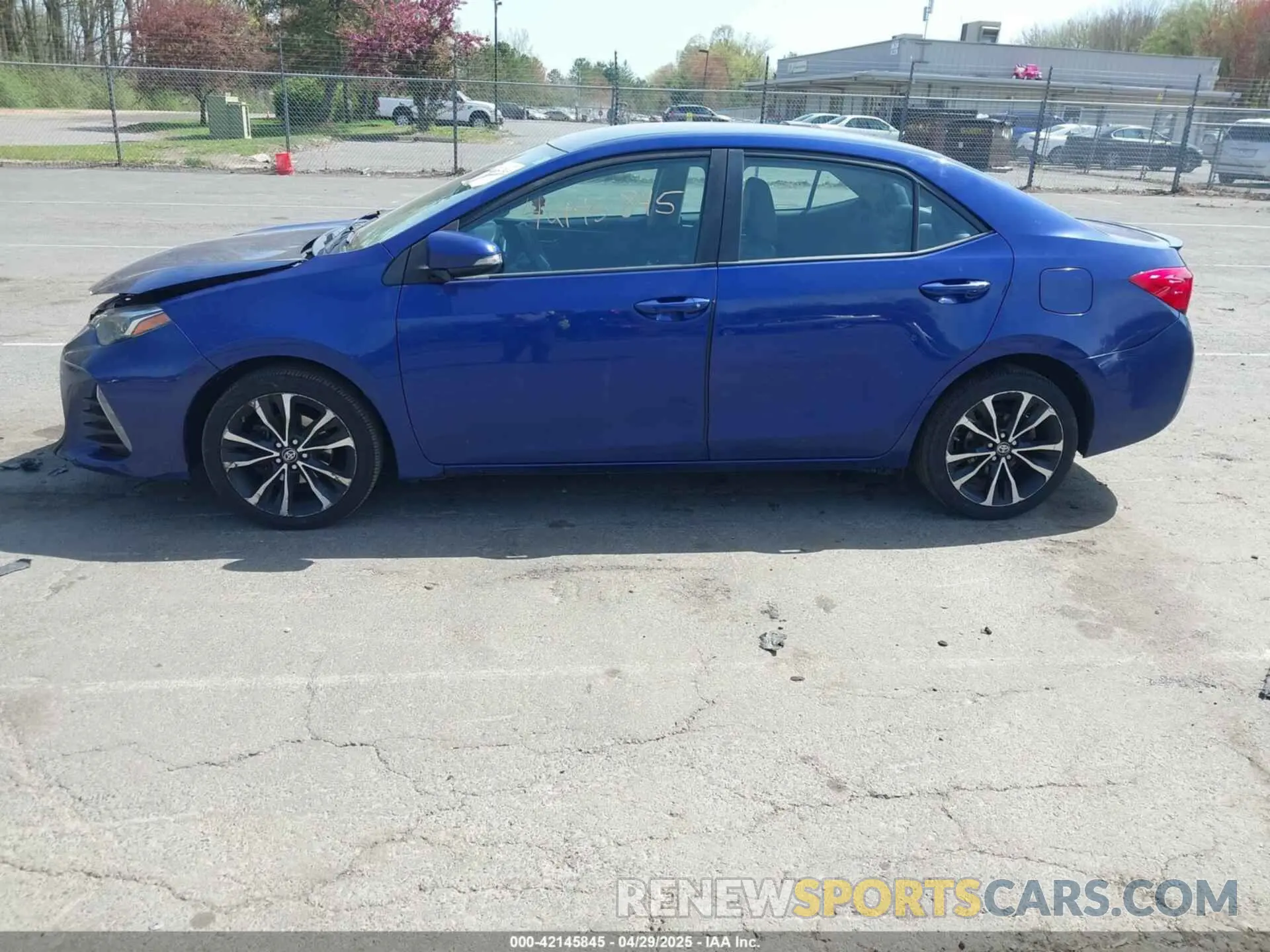 14 fotografías del automóvil dañado 5YFBURHE0KP916168 TOYOTA COROLLA 2019