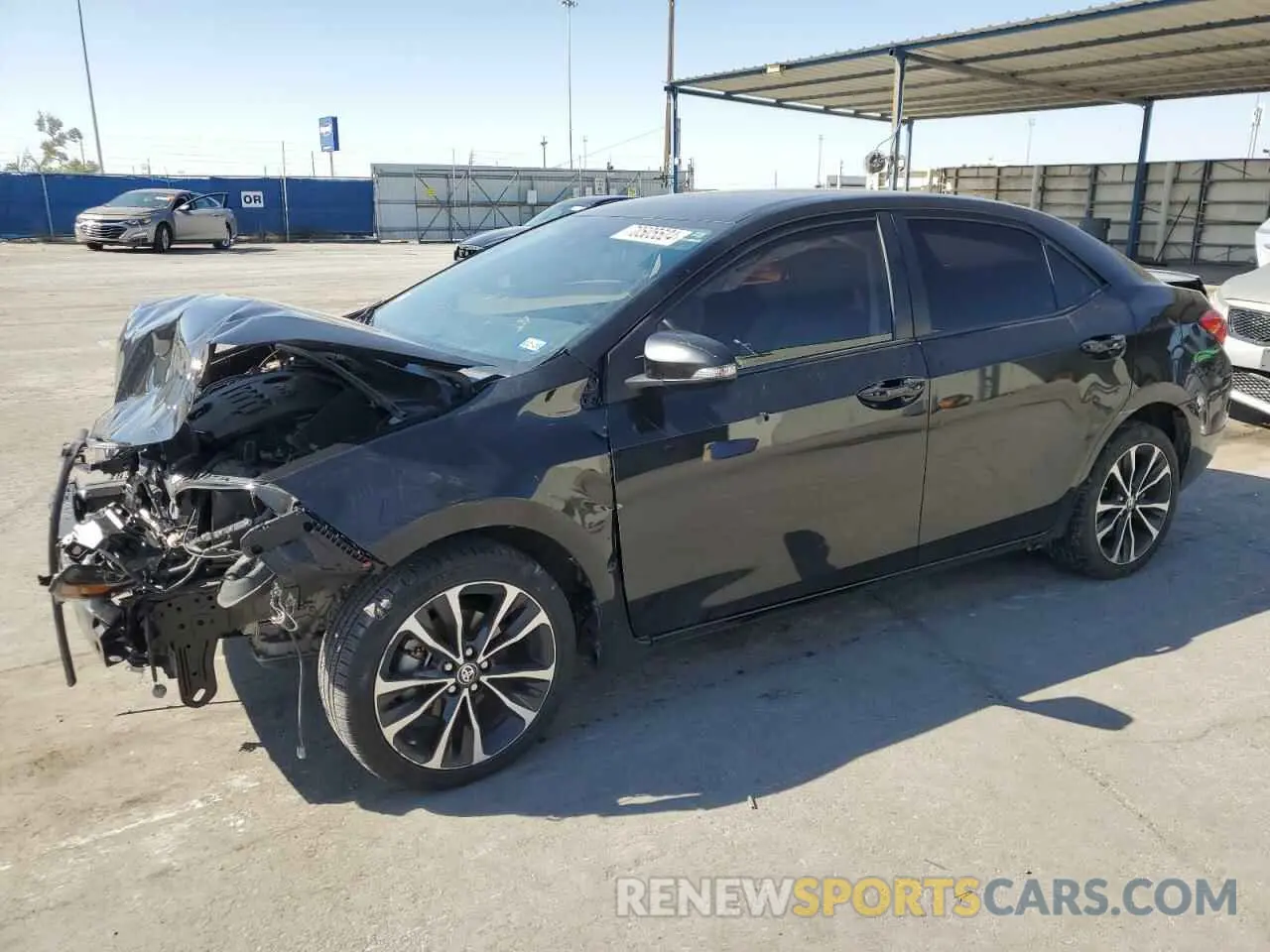 1 fotografías del automóvil dañado 5YFBURHE0KP916316 TOYOTA COROLLA 2019