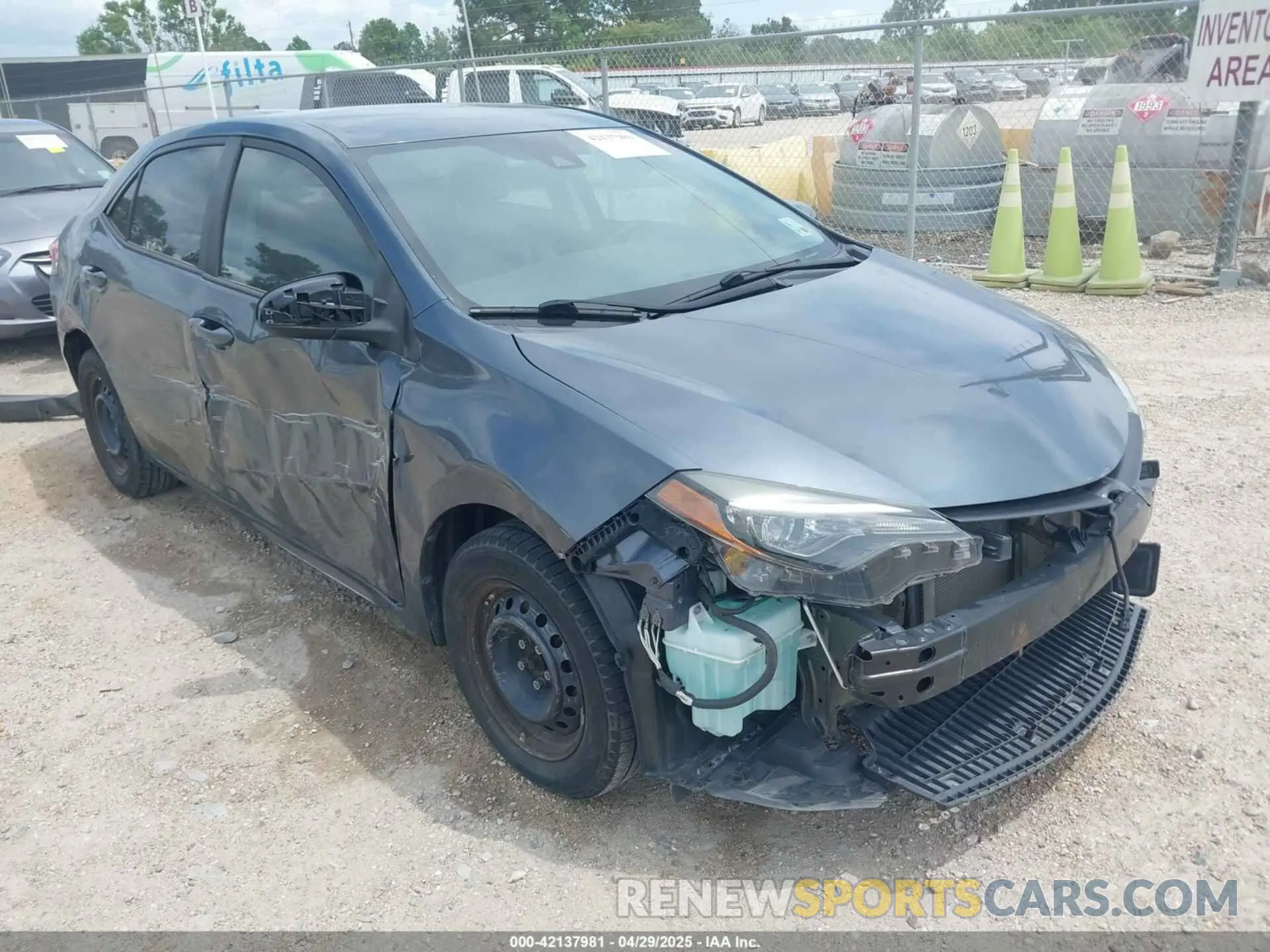 1 fotografías del automóvil dañado 5YFBURHE0KP922567 TOYOTA COROLLA 2019