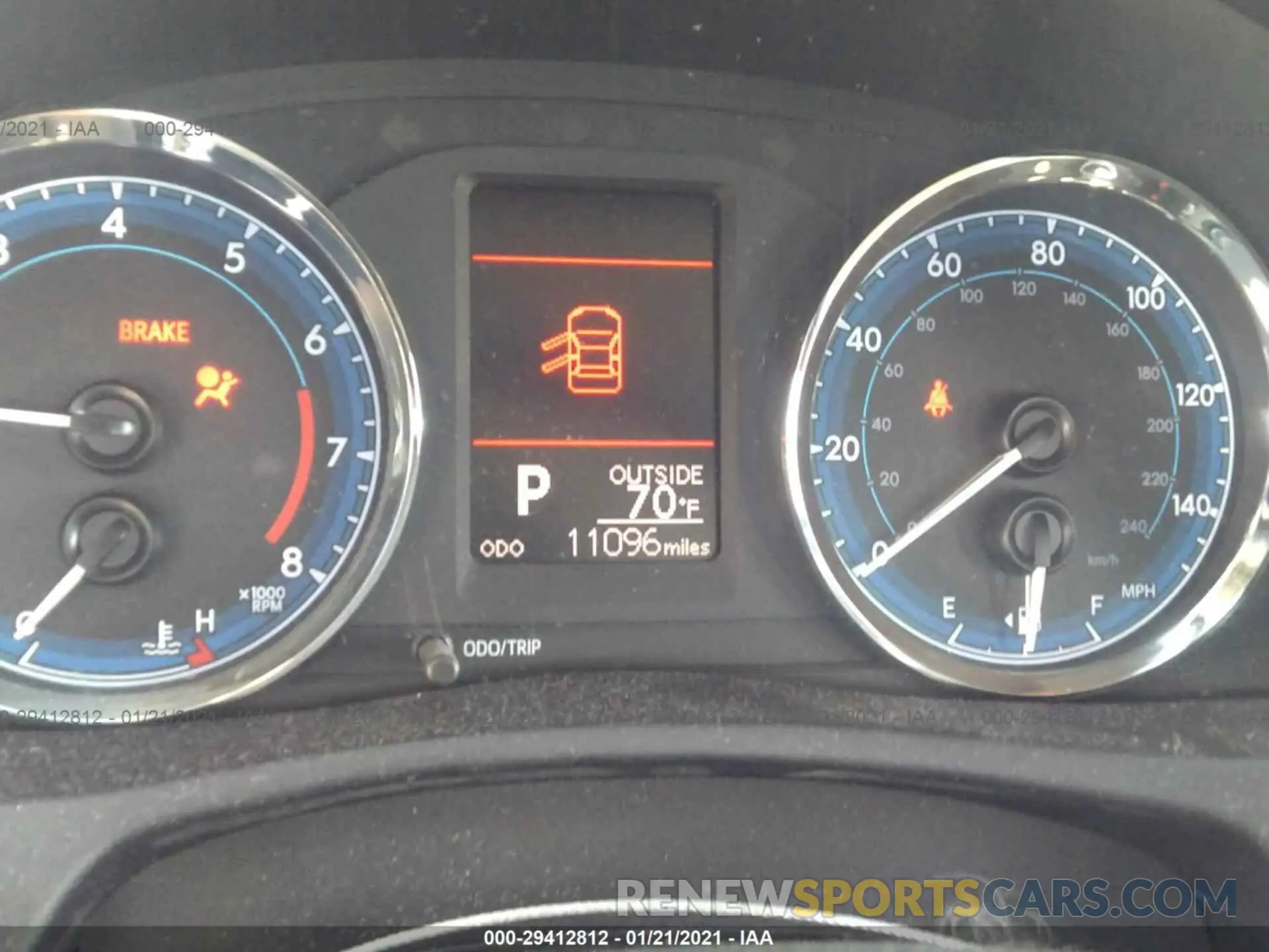 7 fotografías del automóvil dañado 5YFBURHE0KP923816 TOYOTA COROLLA 2019