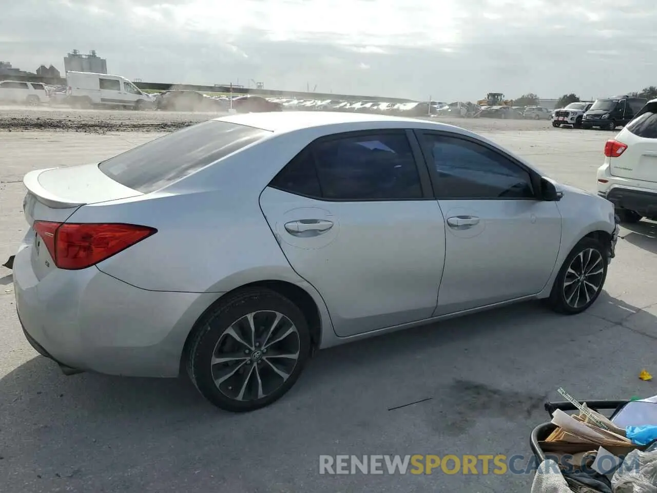 3 fotografías del automóvil dañado 5YFBURHE0KP926974 TOYOTA COROLLA 2019