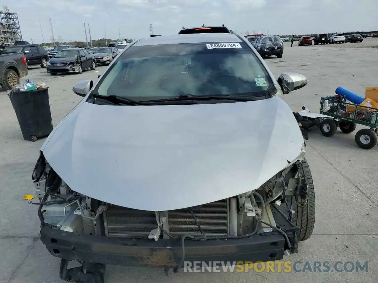 5 fotografías del automóvil dañado 5YFBURHE0KP926974 TOYOTA COROLLA 2019