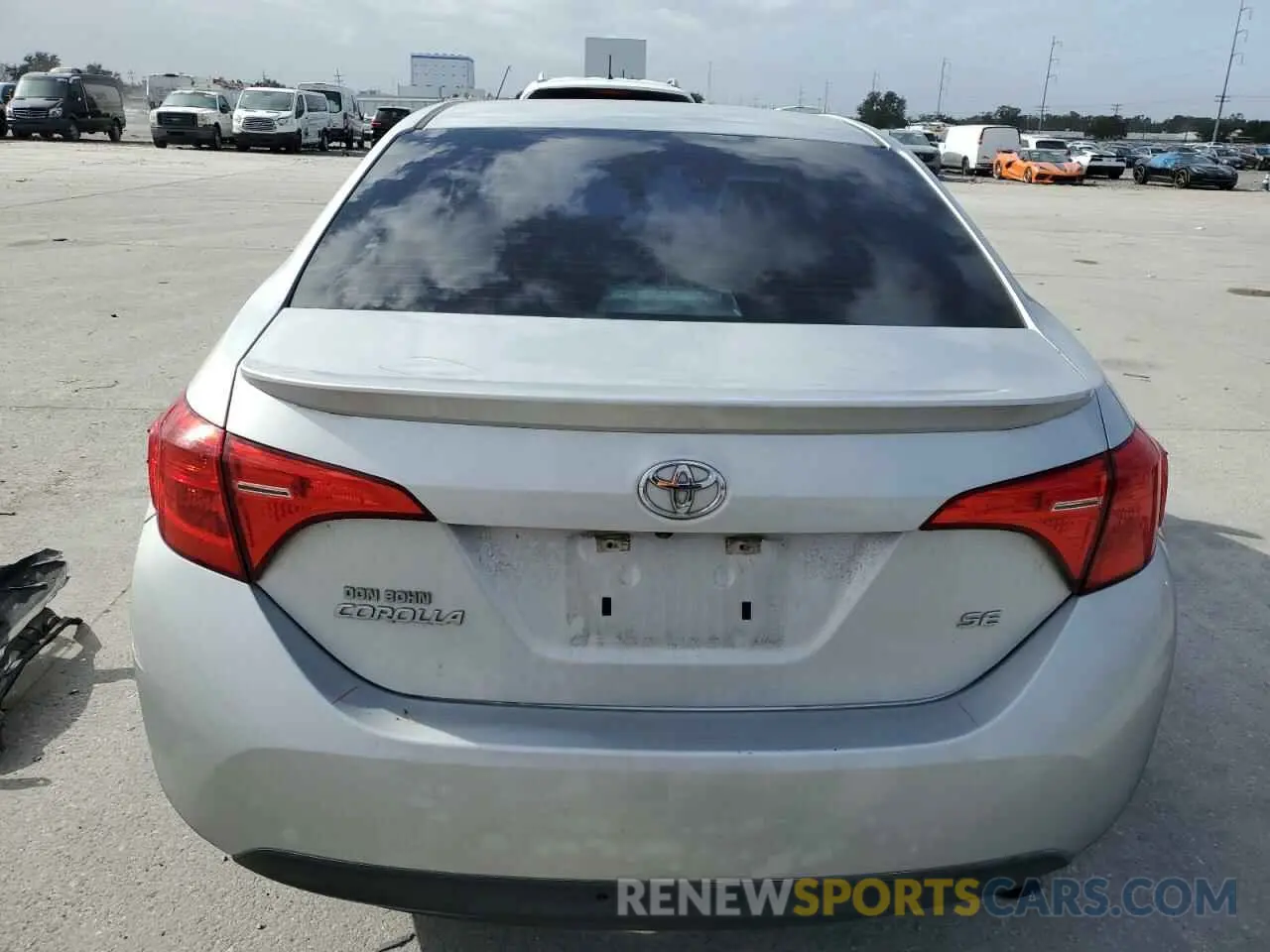 6 fotografías del automóvil dañado 5YFBURHE0KP926974 TOYOTA COROLLA 2019