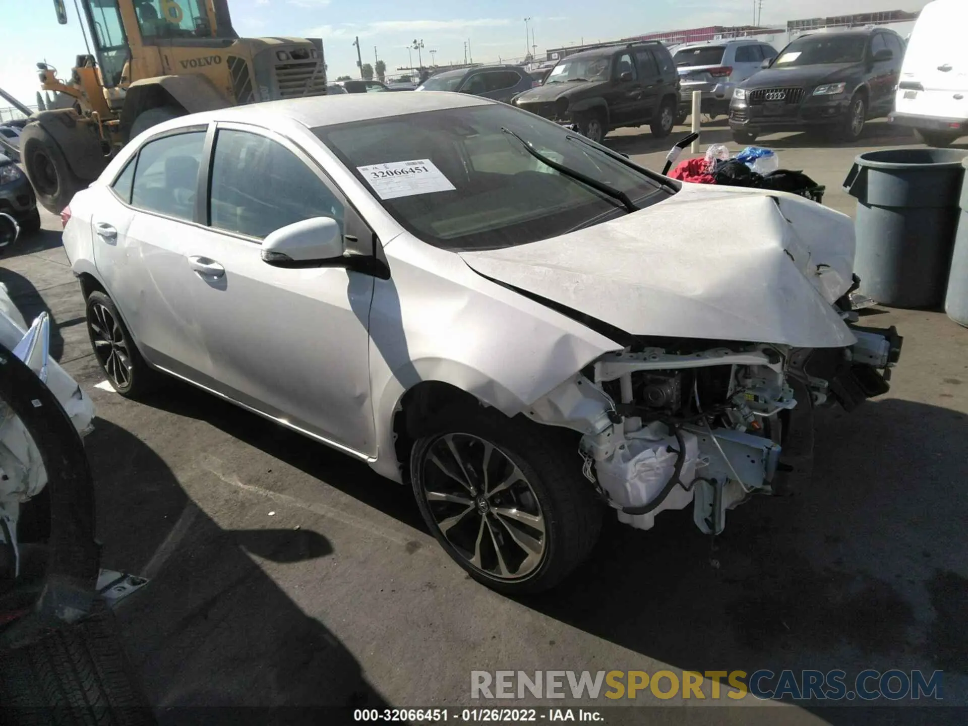 1 fotografías del automóvil dañado 5YFBURHE0KP928689 TOYOTA COROLLA 2019